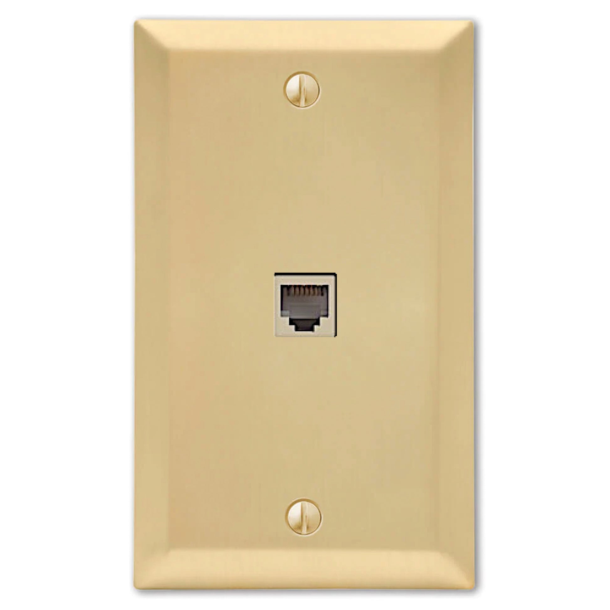 Century Satin Brass Phone plates