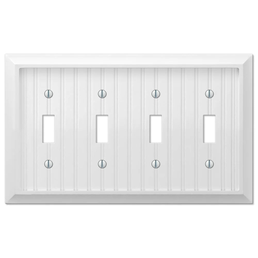 Cottage White Wood 4 Toggle