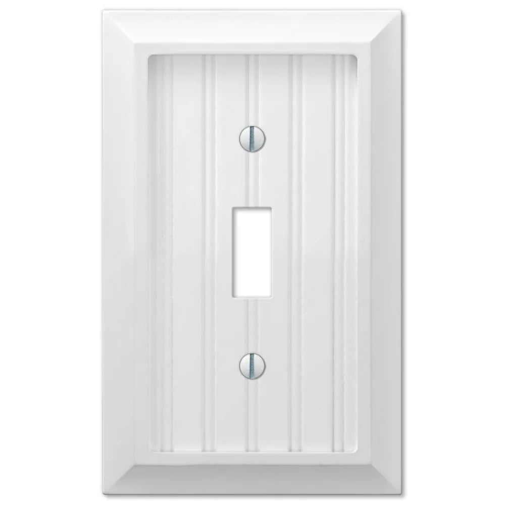 Cottage White Wood Cover Plates