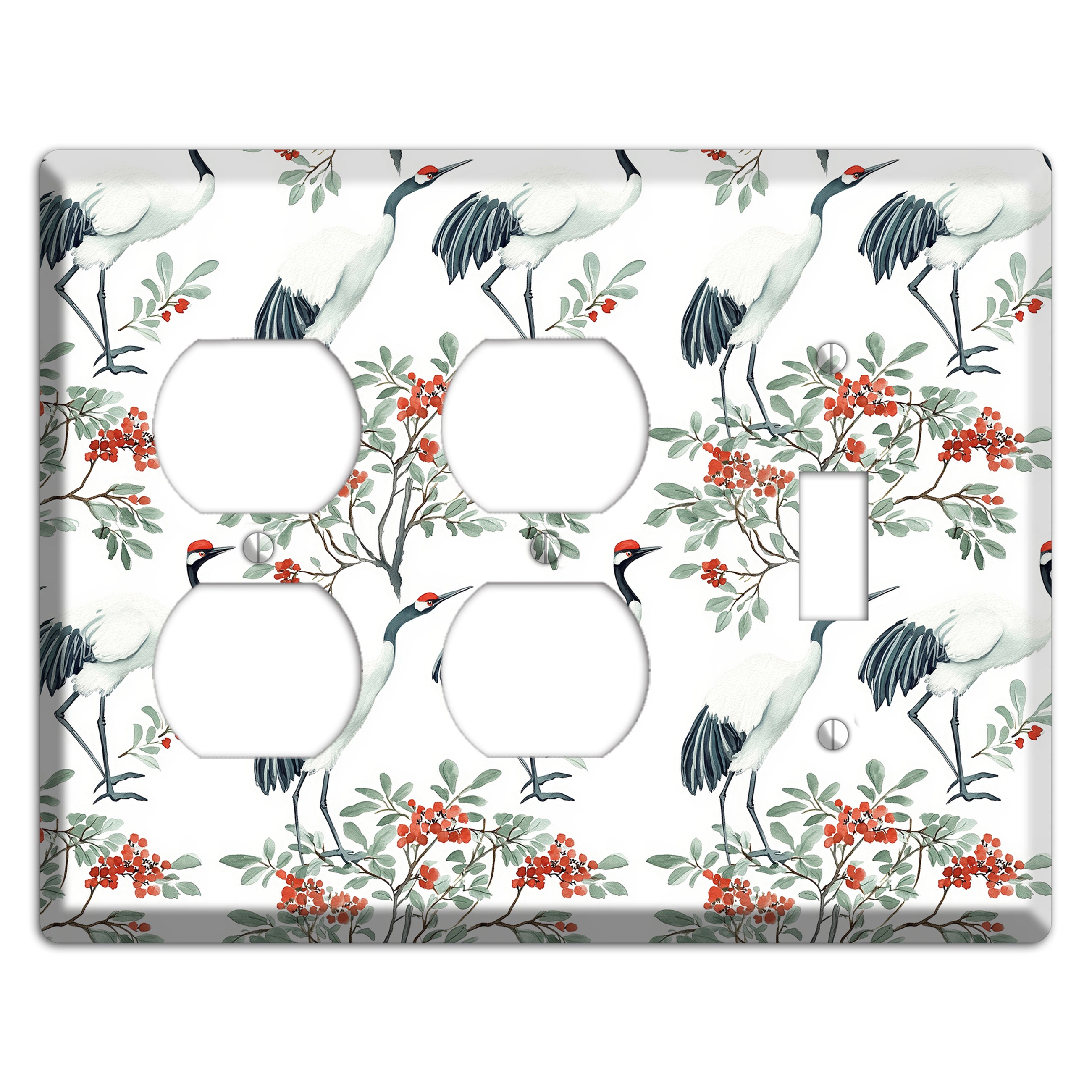 Scarlet Crown Reverie 2 Duplex / Toggle Wallplate