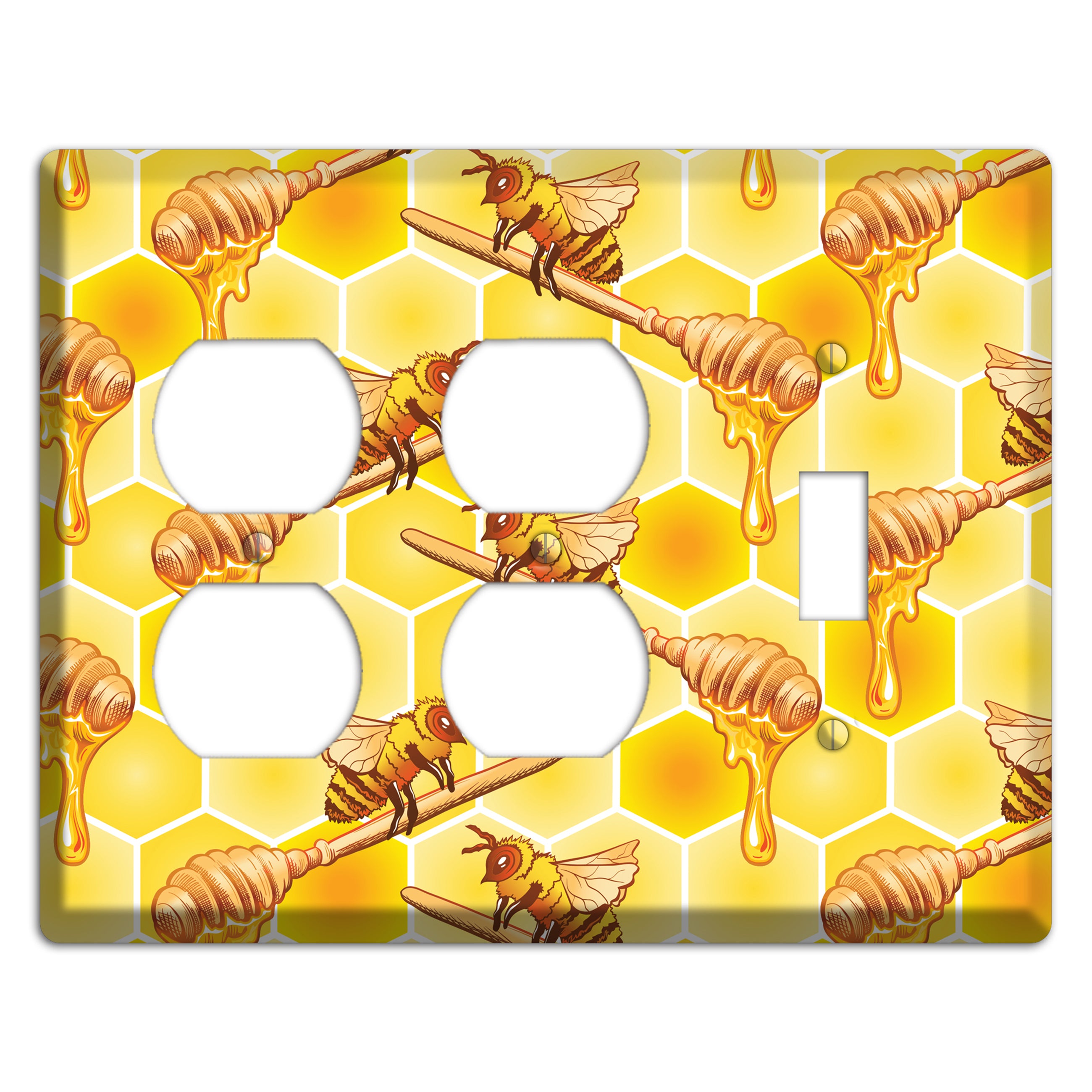 Honeyed Vigil 2 Duplex / Toggle Wallplate