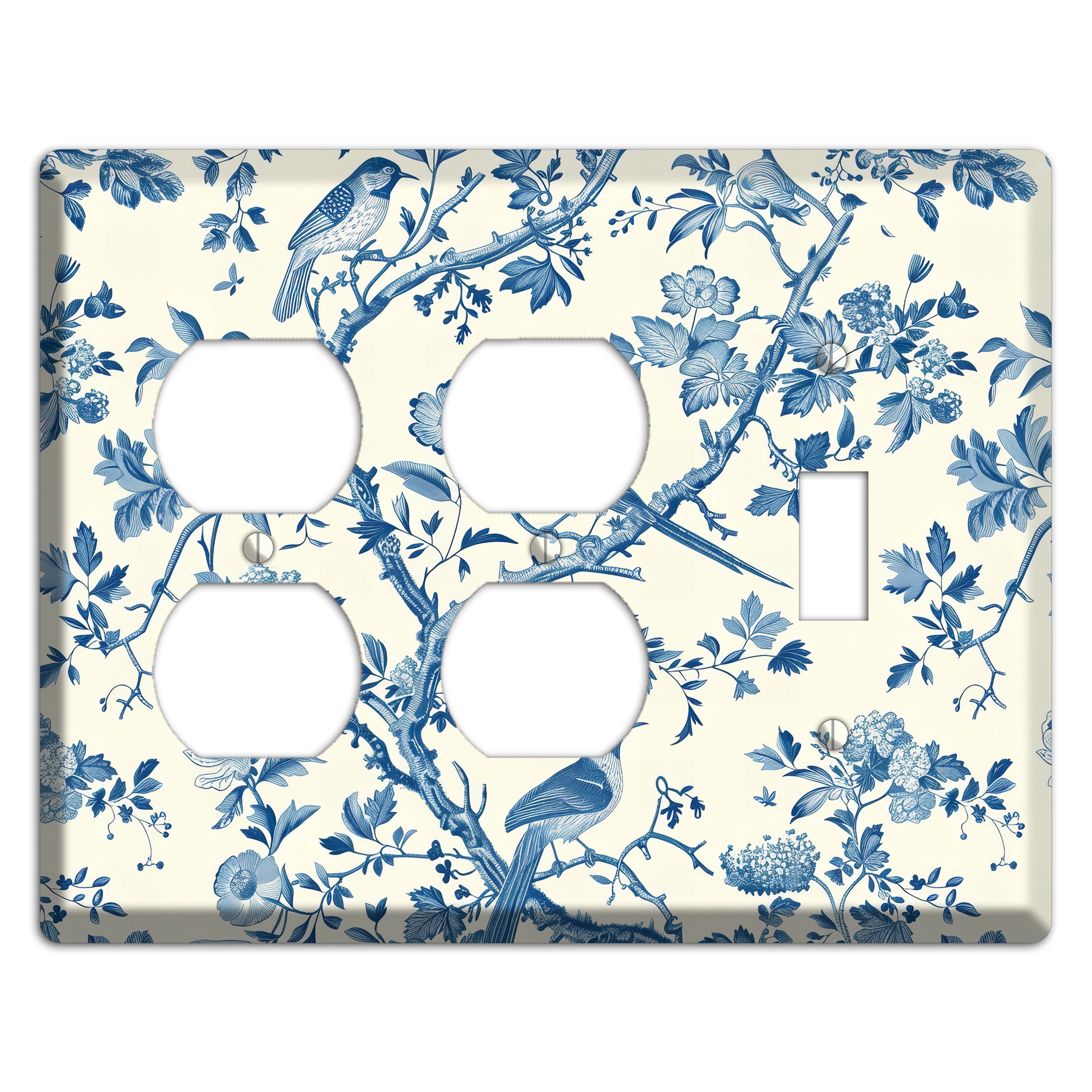 Birdsong & Branch 2 Duplex / Toggle Wallplate