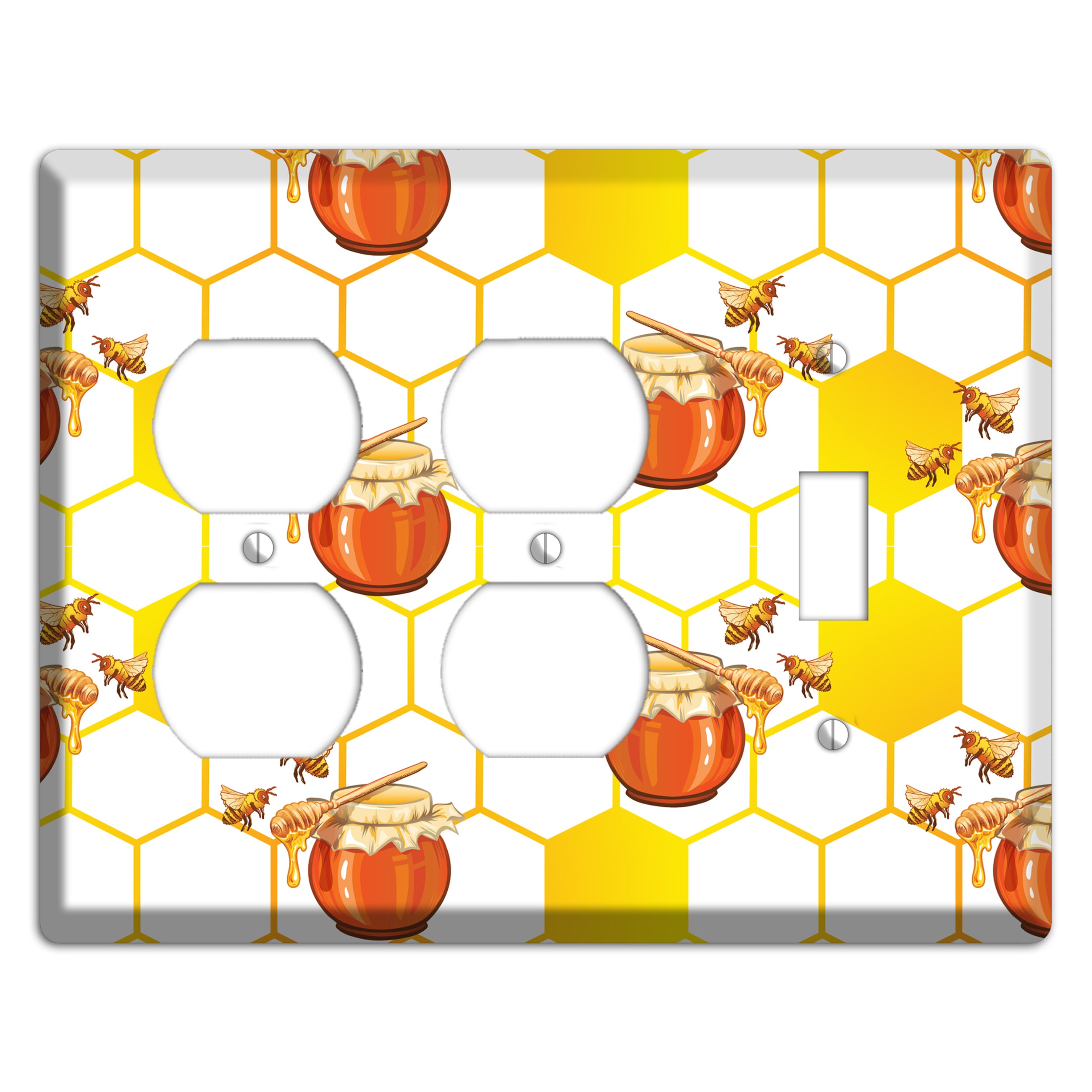 Honeypot Reverie 2 Duplex / Toggle Wallplate