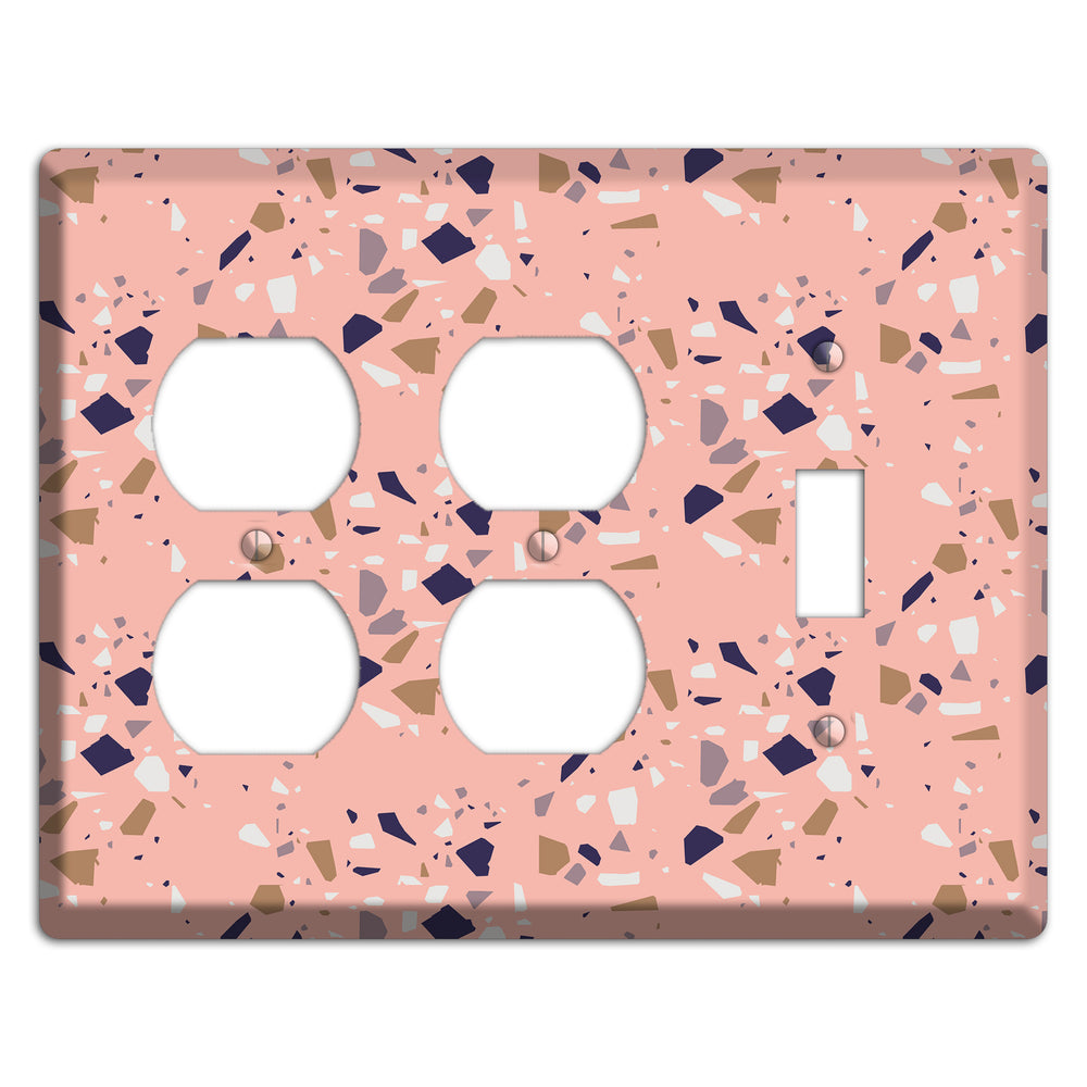 Blush Quarry 2 Duplex / Toggle Wallplate