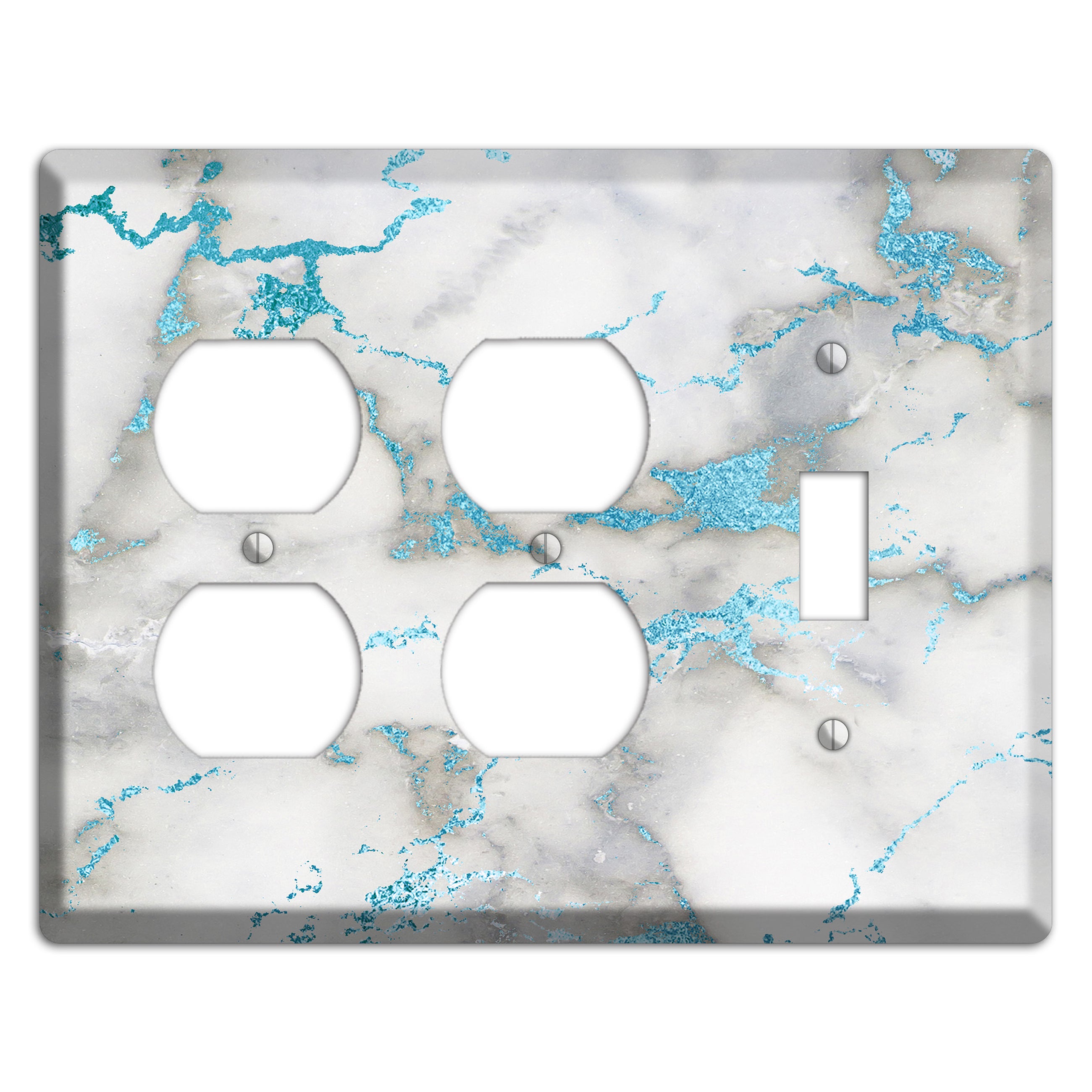 Gumbo Marble 2 Duplex / Toggle Wallplate