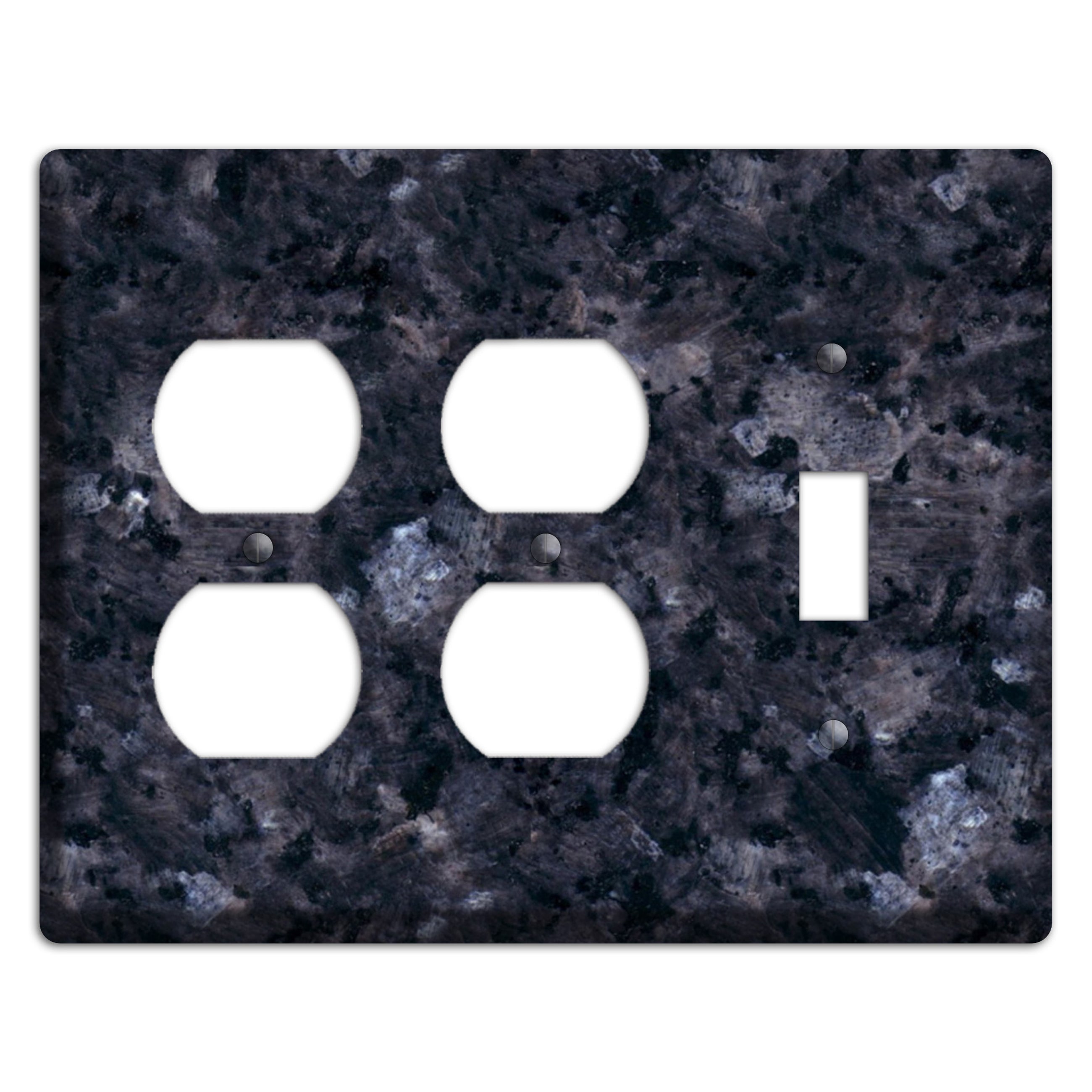 Blue Pearl Granite 2 Duplex / Toggle Wallplate