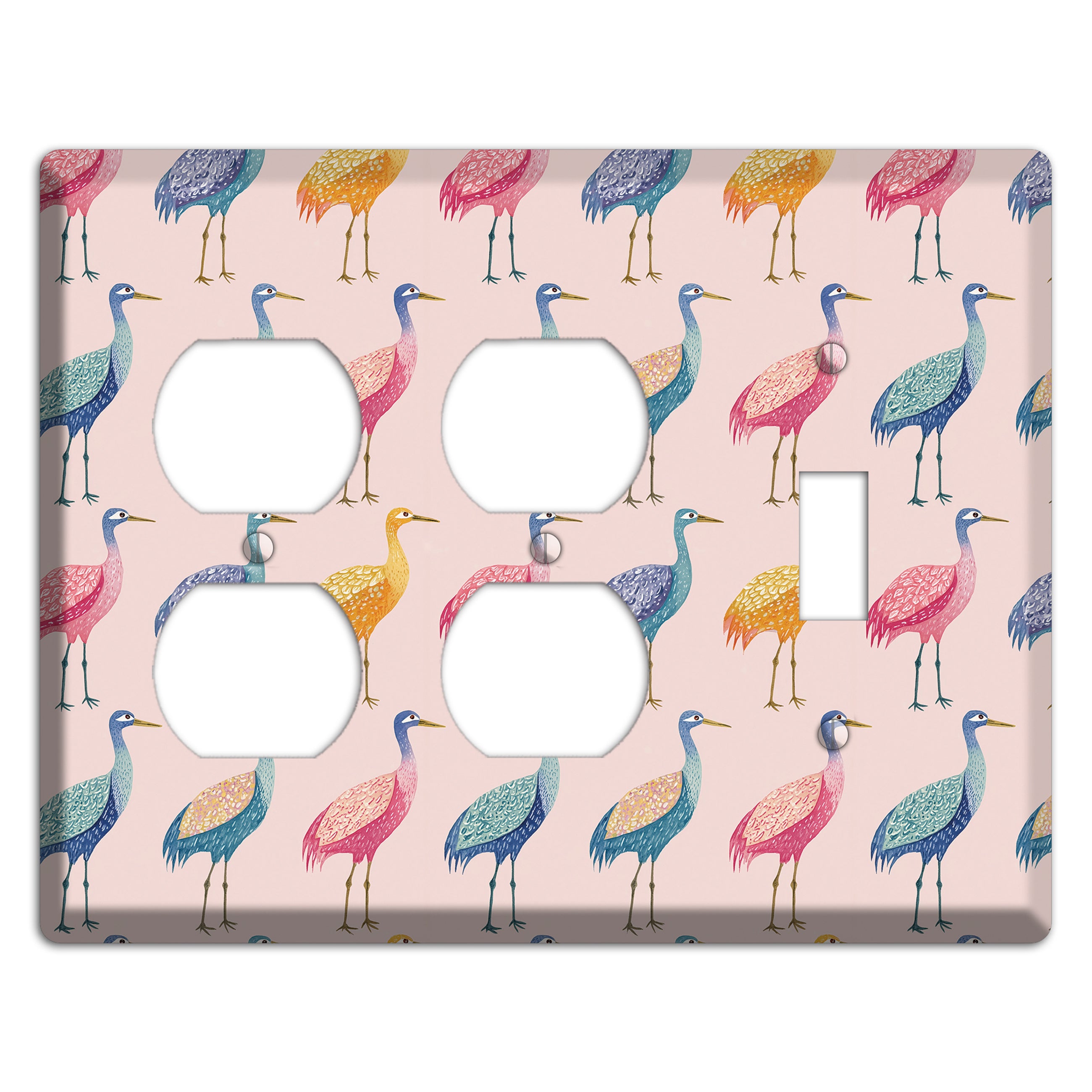 Rainbow Marsh Parade 2 Duplex / Toggle Wallplate