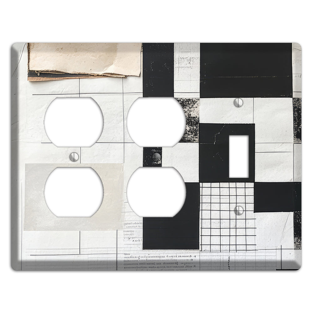 Torn Ledger Fragments 2 Duplex / Toggle Wallplate