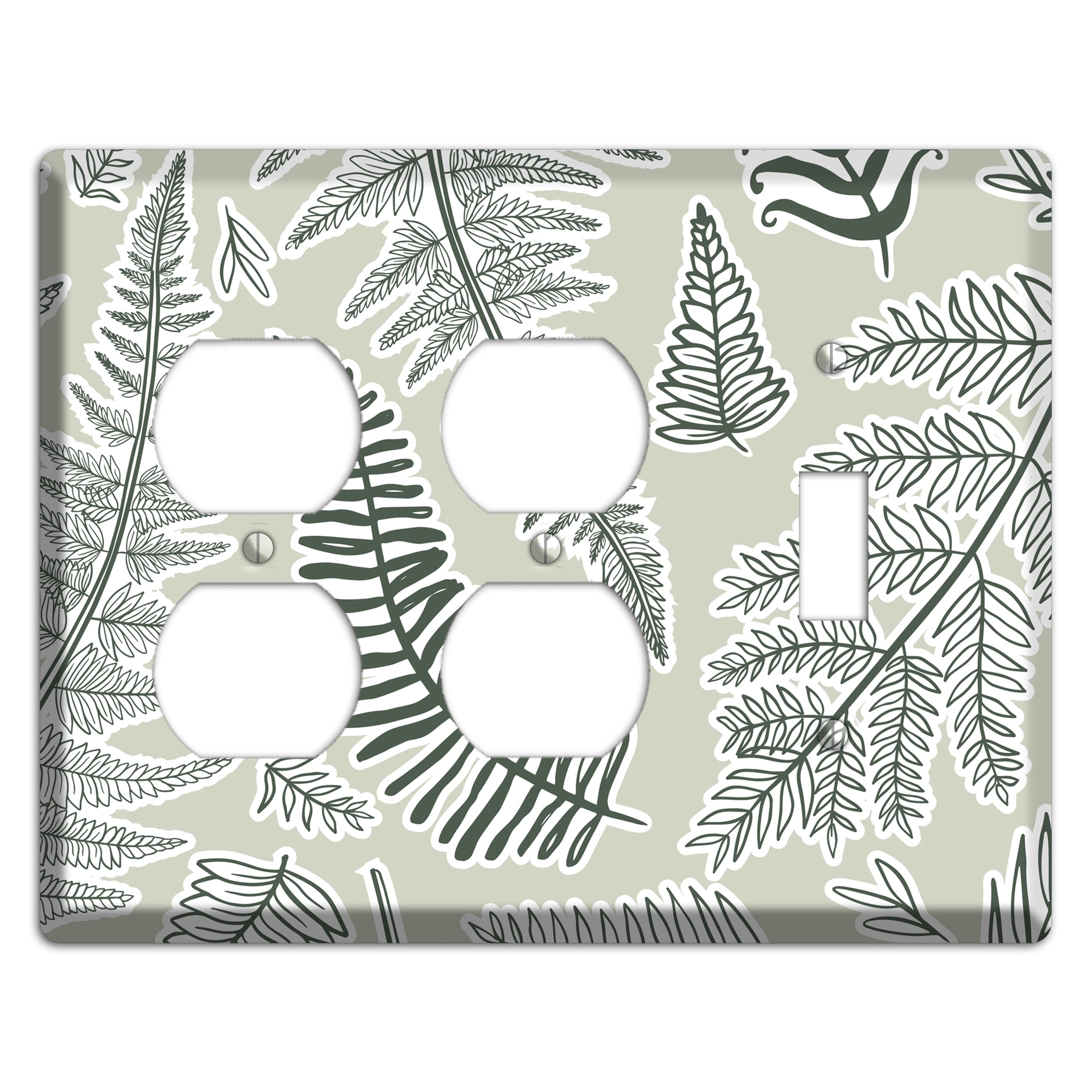 Forest Floor Scatter 2 Duplex / Toggle Wallplate