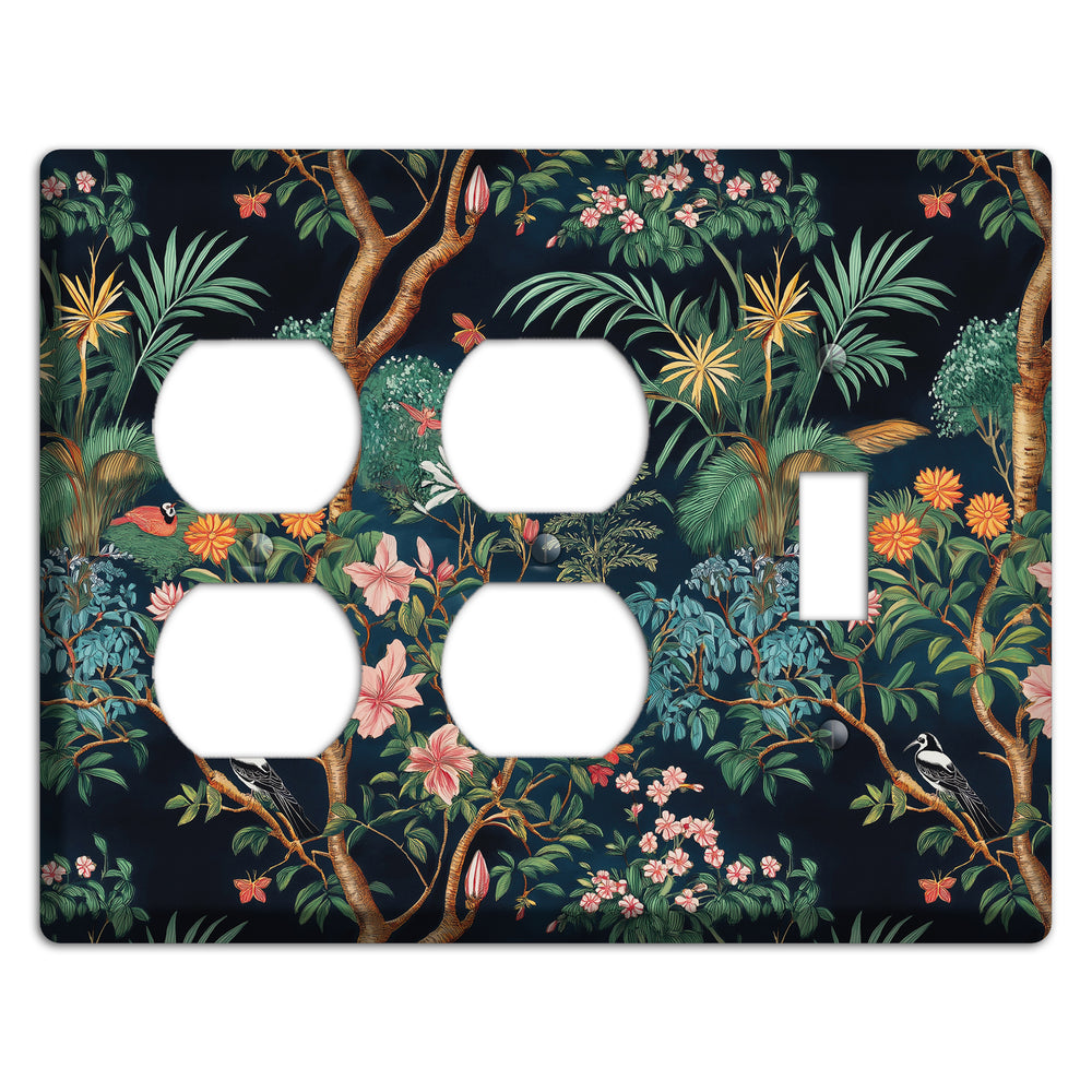 Jungle Nocturne 2 Duplex / Toggle Wallplate