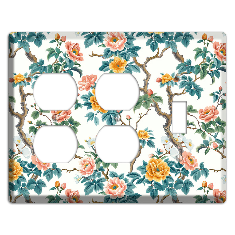 Blossom & Bough 2 Duplex / Toggle Wallplate