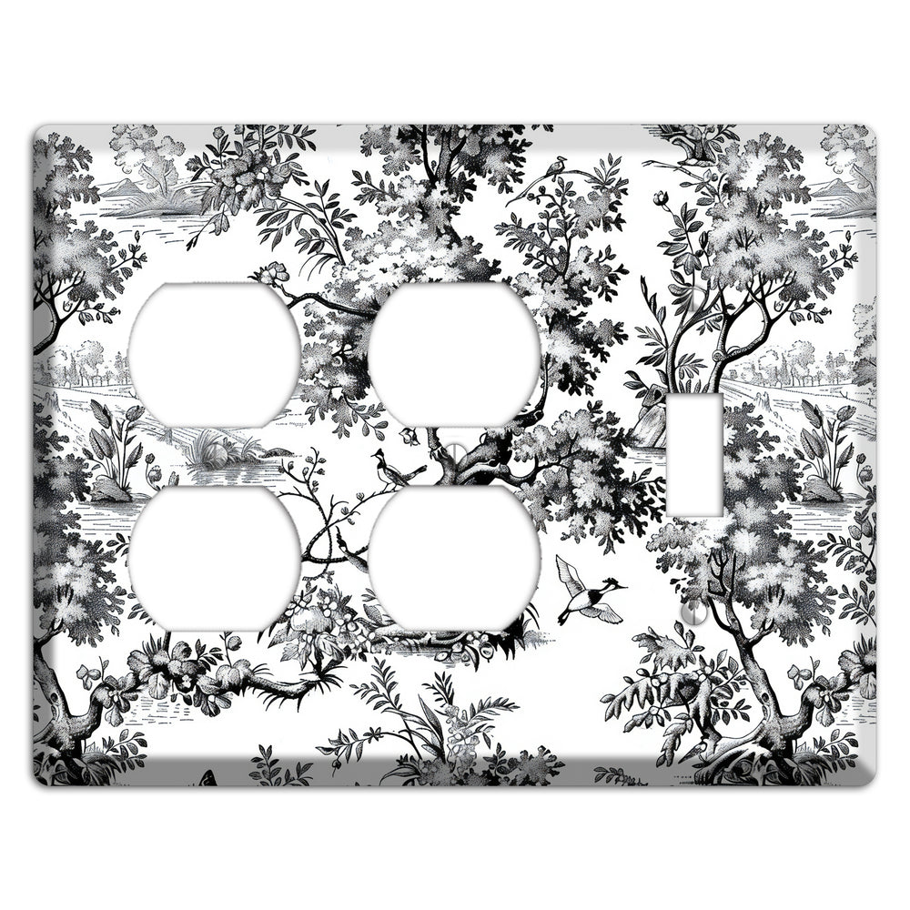 Pastoral Ink Reverie 2 Duplex / Toggle Wallplate