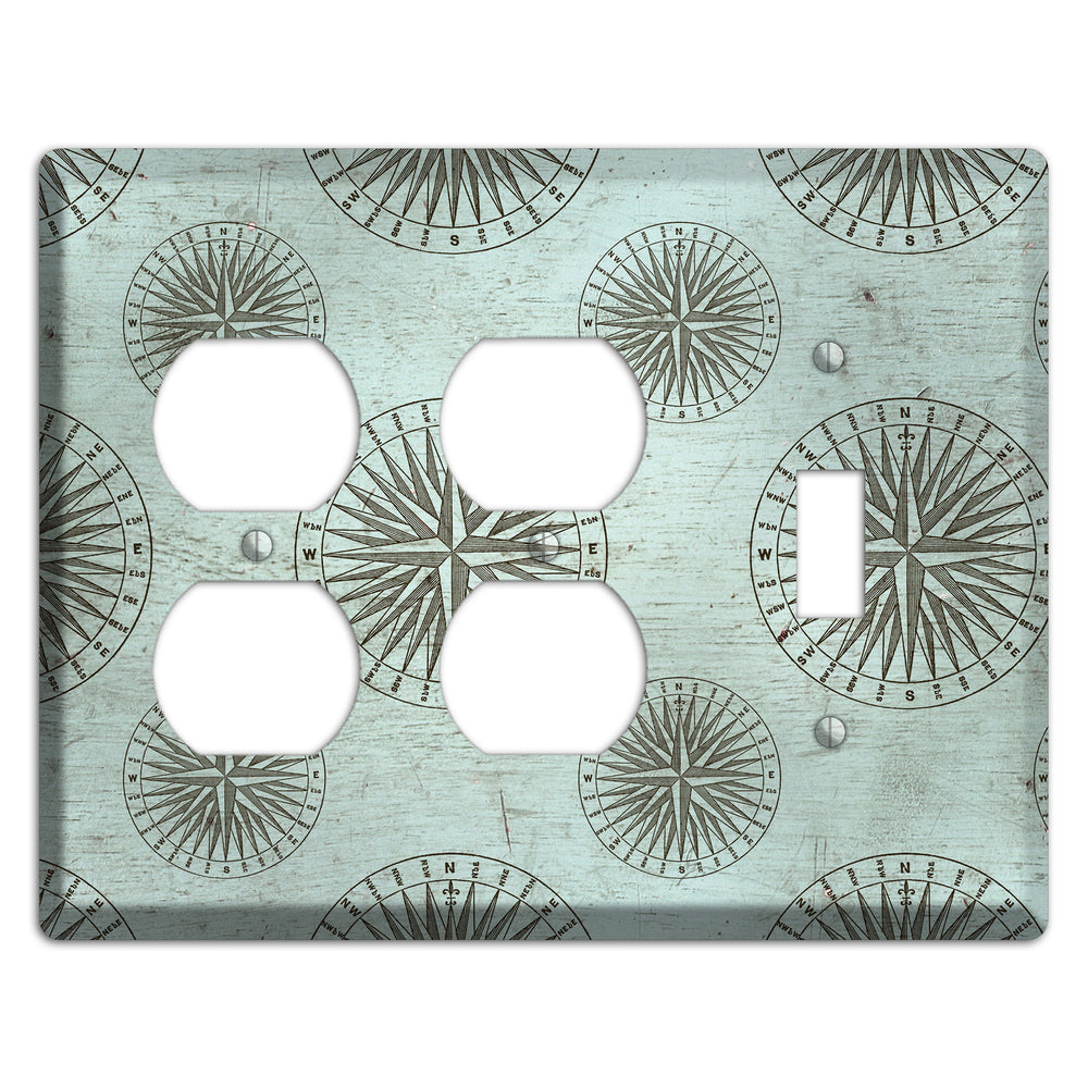 Compass & Current 2 Duplex / Toggle Wallplate