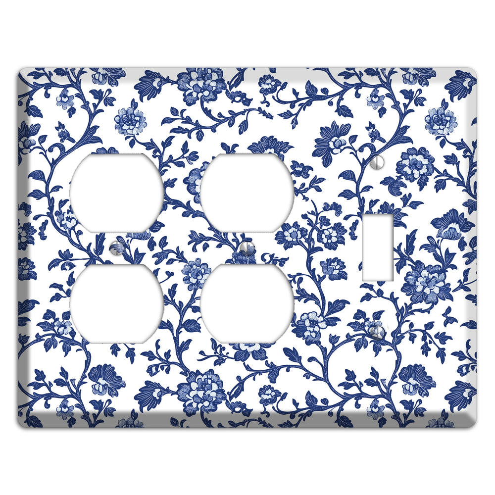 Porcelain Vine Reverie 2 Duplex / Toggle Wallplate