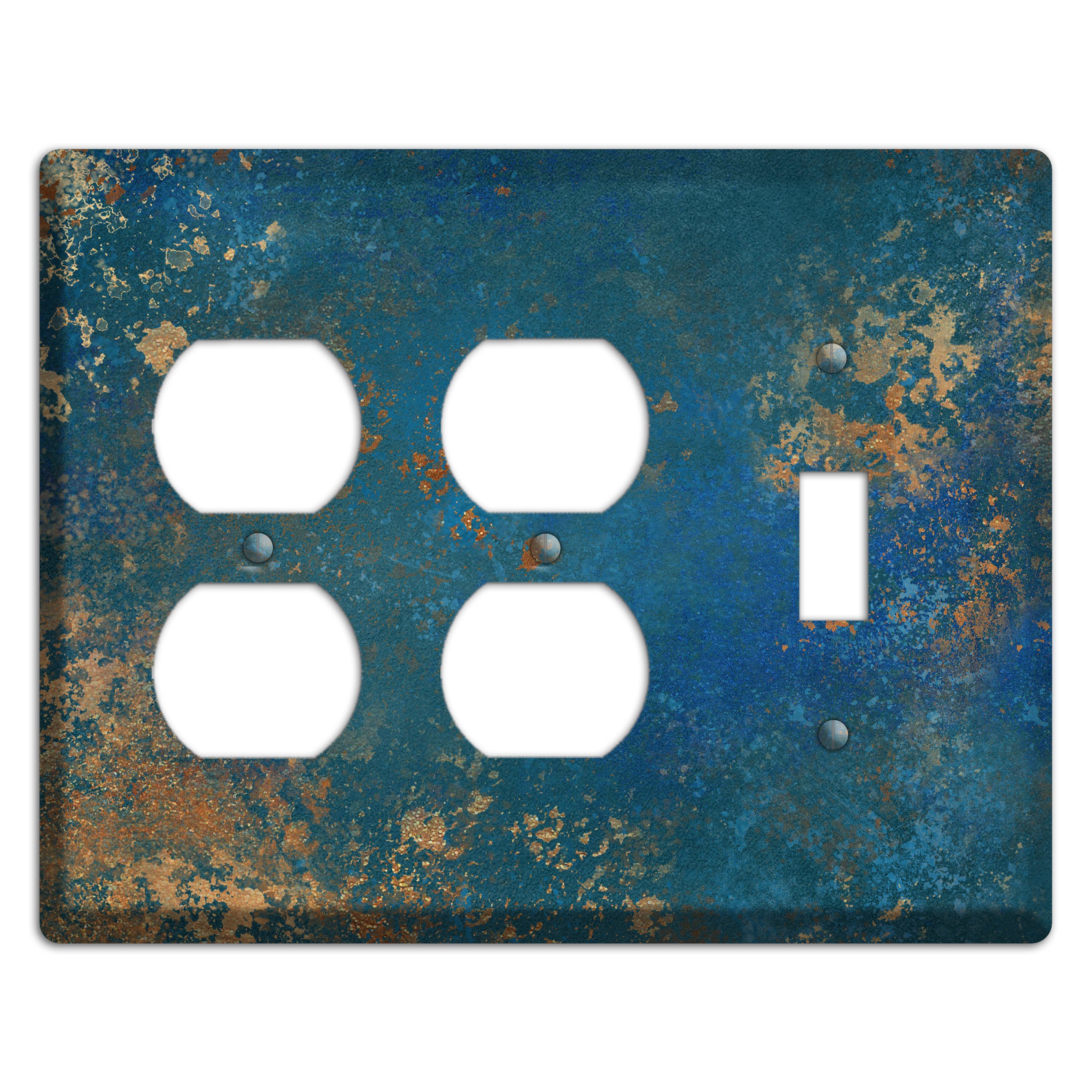 Oxidized Ocean 2 Duplex / Toggle Wallplate