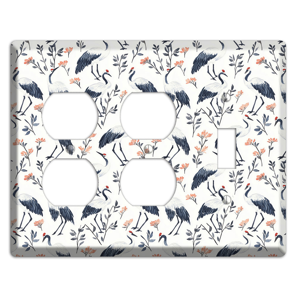 Slate & Coral Marsh 2 Duplex / Toggle Wallplate