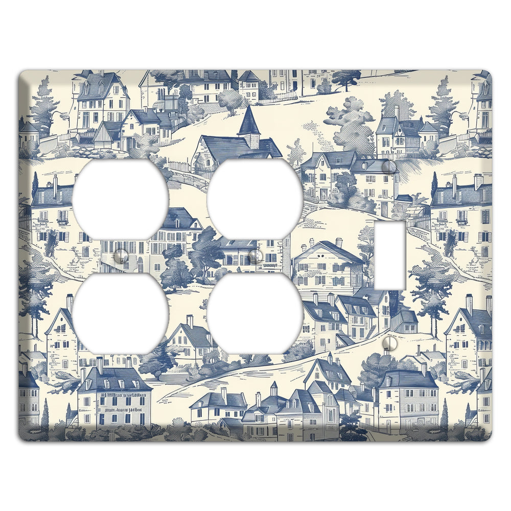 Village Chronicle 2 Duplex / Toggle Wallplate