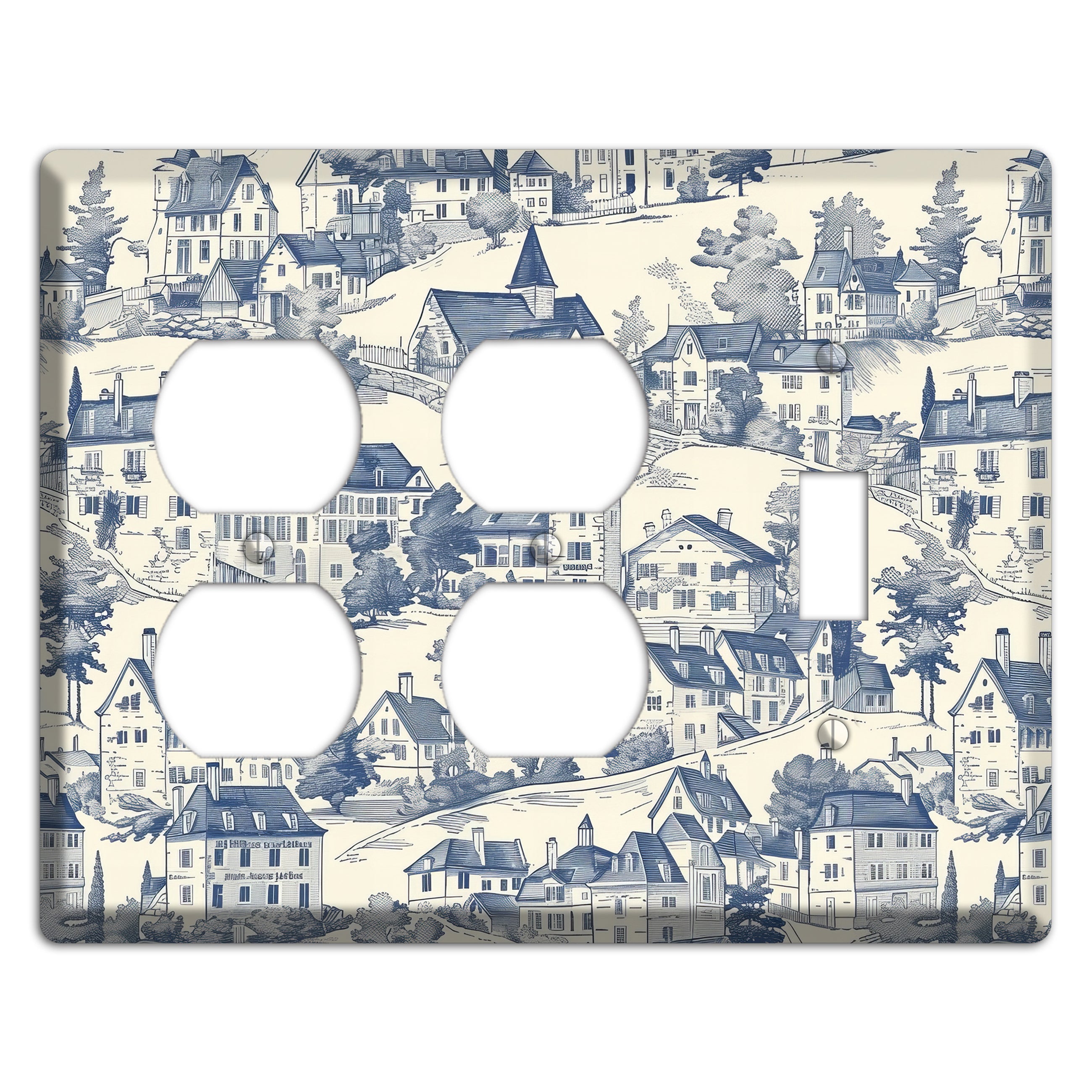 Village Chronicle 2 Duplex / Toggle Wallplate