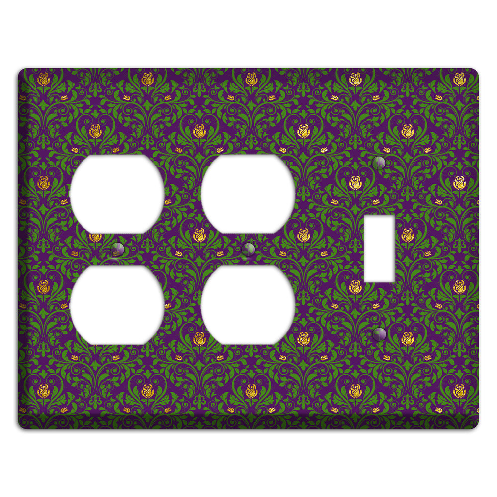 Jester‚Äôs Damask 2 Duplex / Toggle Wallplate
