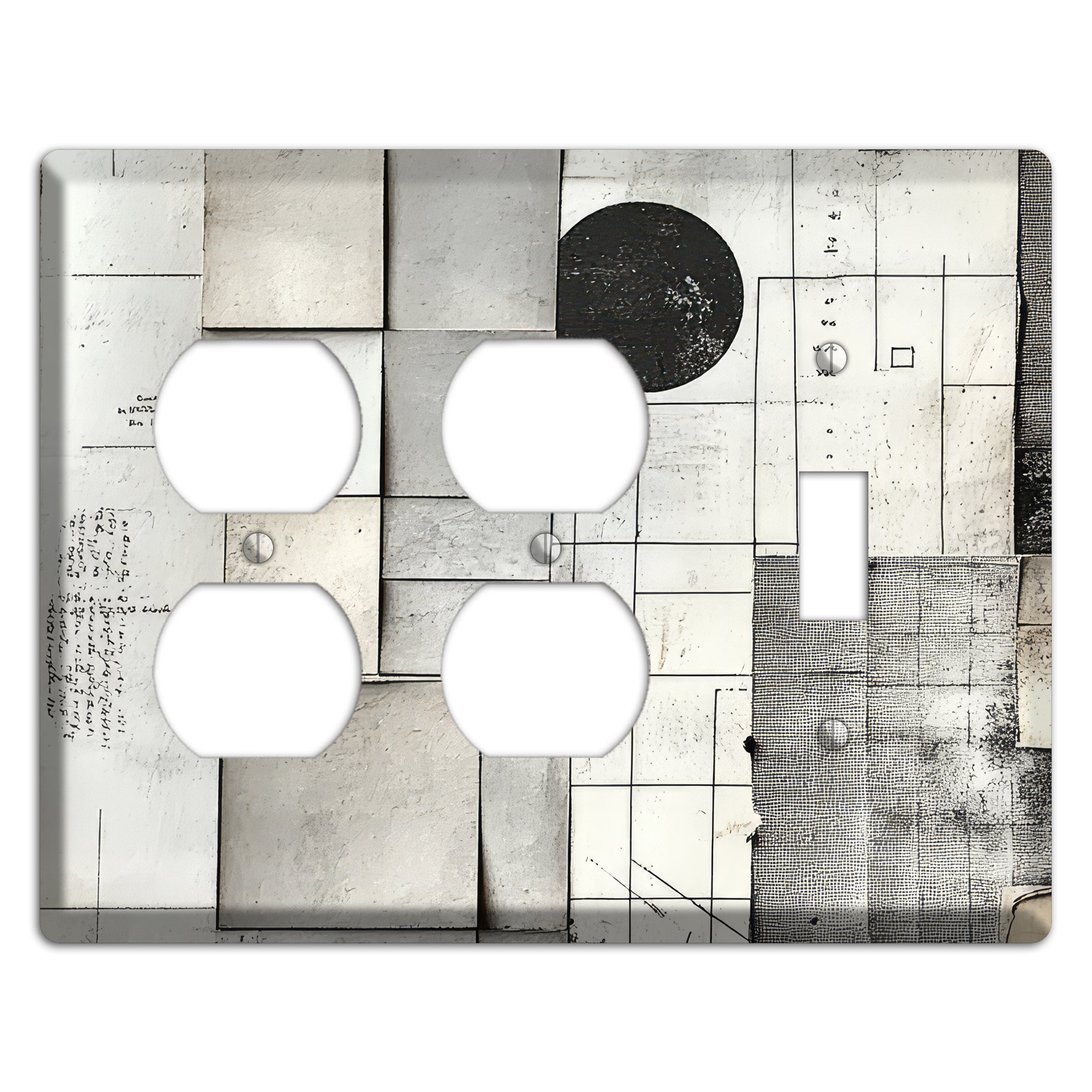 Cartographer's Quiet Ruin 2 Duplex / Toggle Wallplate