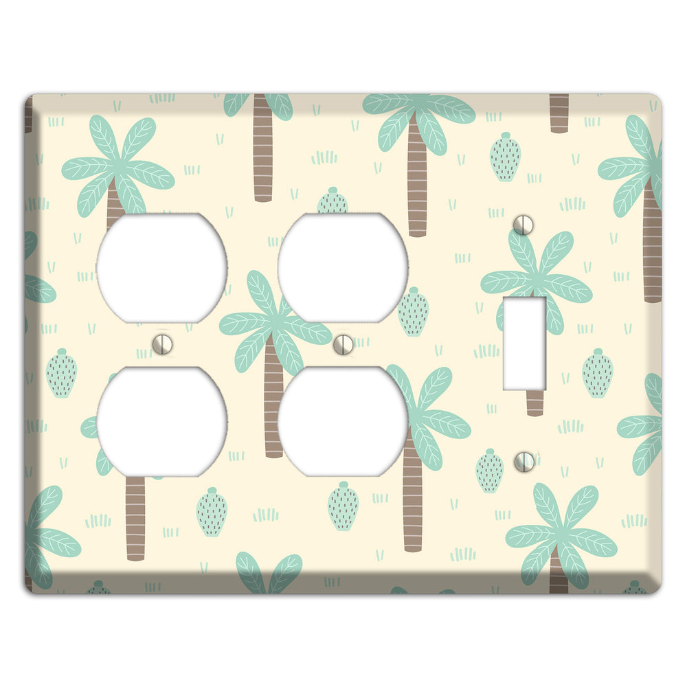 Dino Palmscape 2 Duplex / Toggle Wallplate
