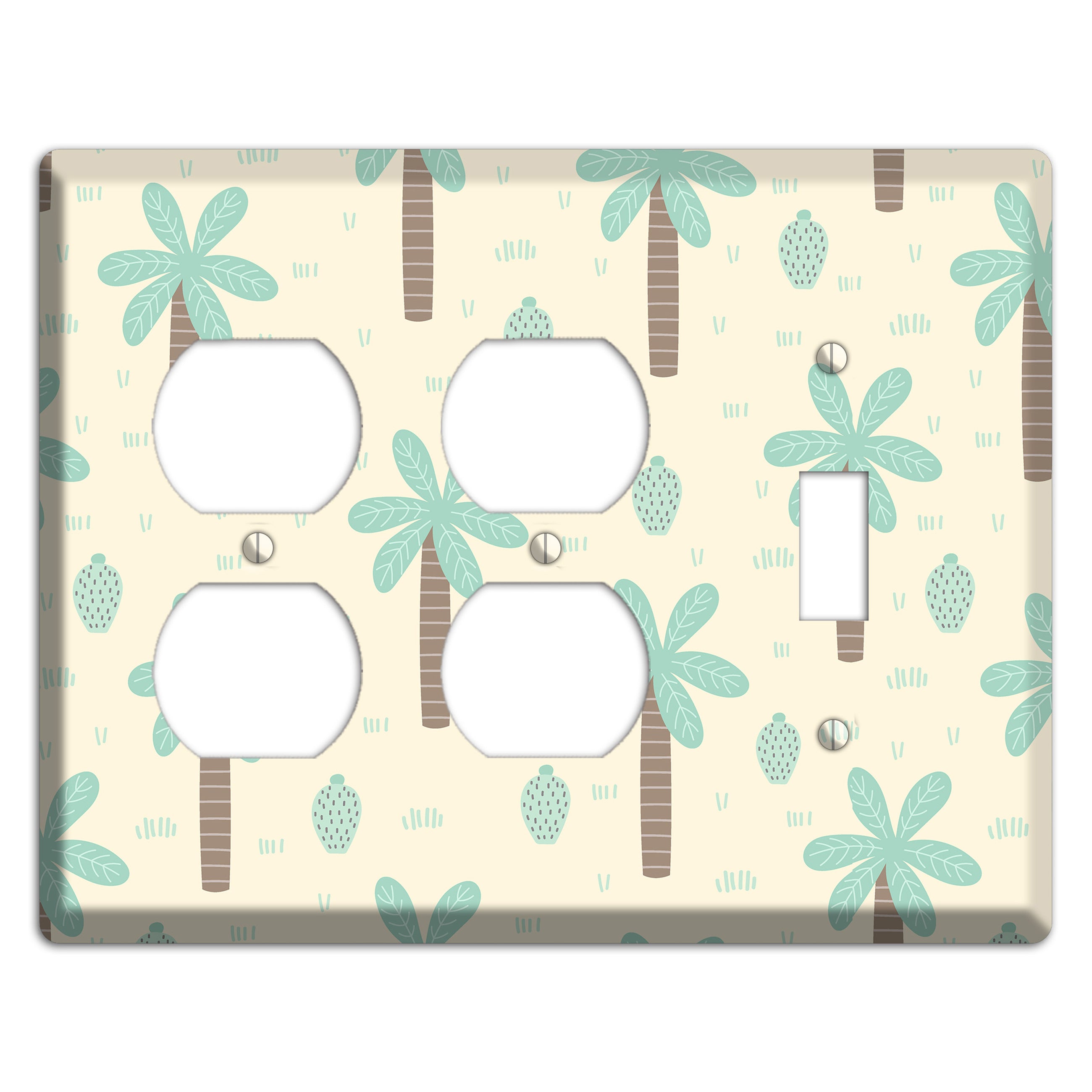 Dino Palmscape 2 Duplex / Toggle Wallplate