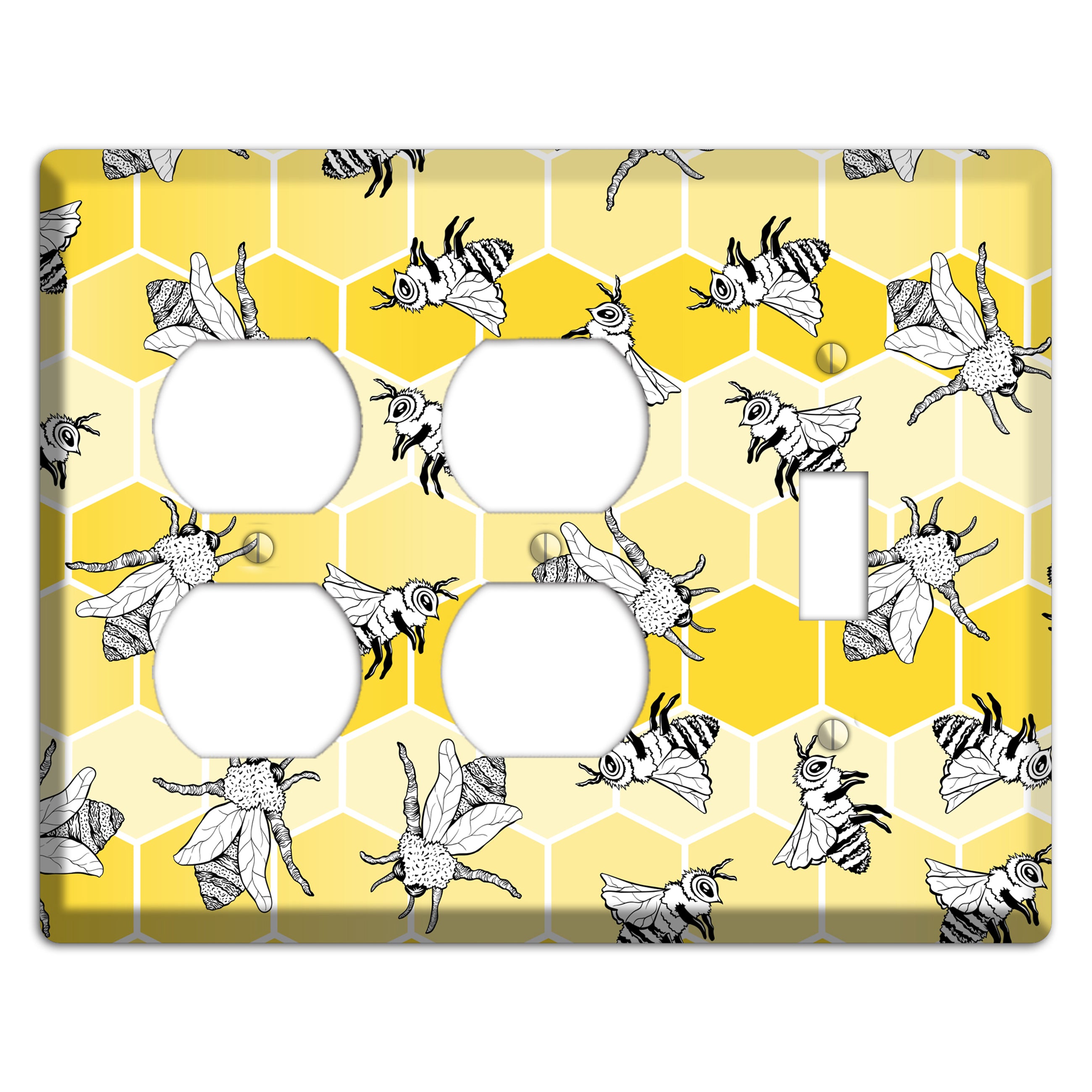Hive Mind Scatter 2 Duplex / Toggle Wallplate