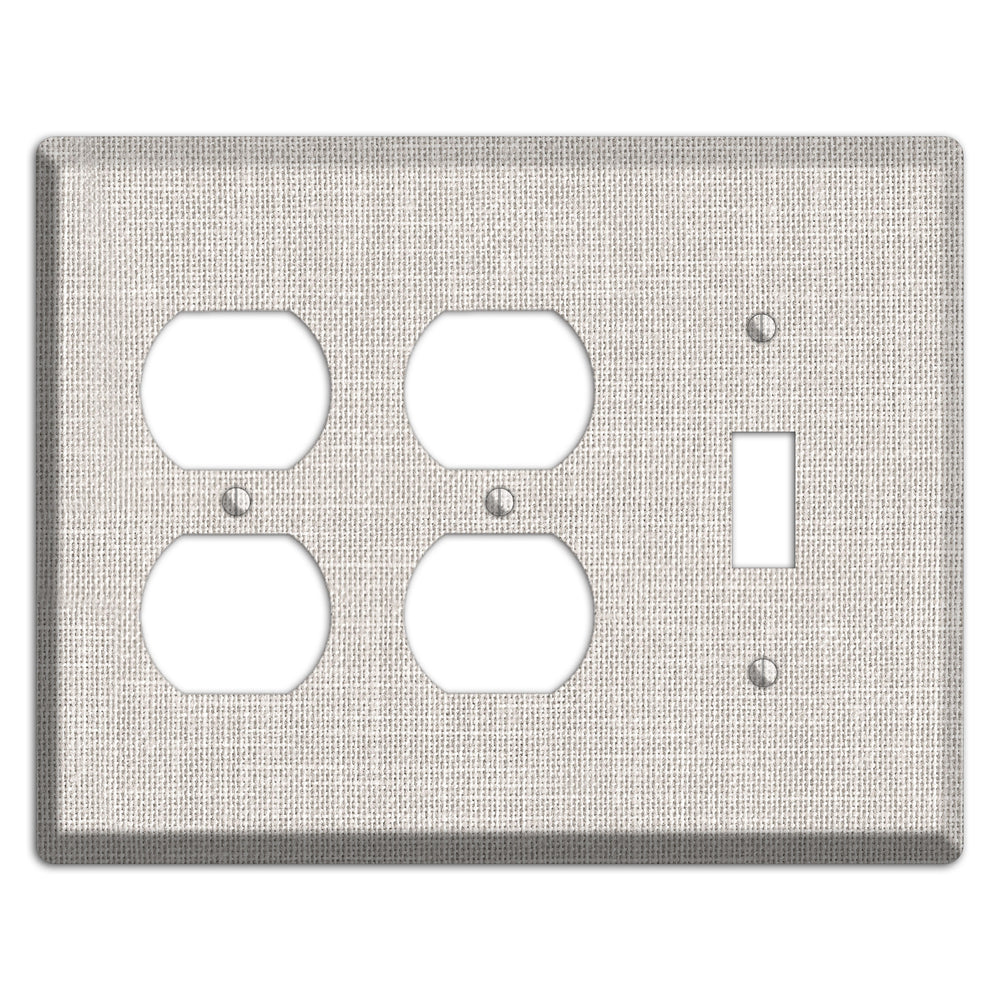 Linen Drift 2 Duplex / Toggle Wallplate