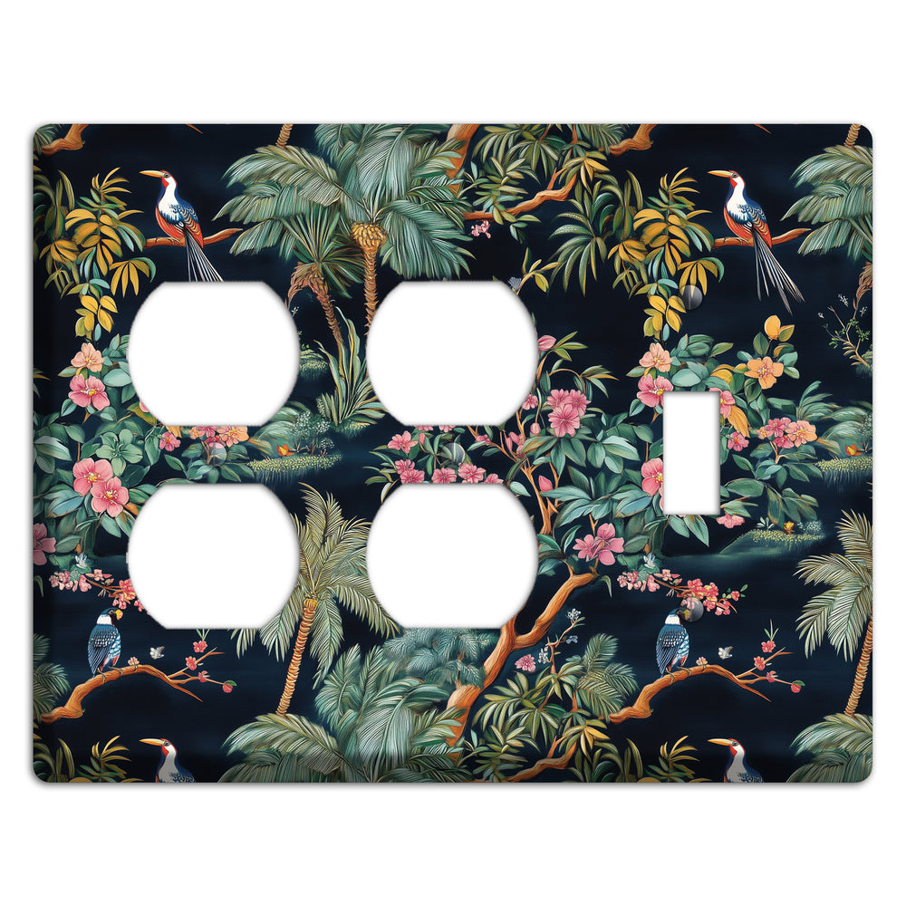Jungle Nocturne 2 Duplex / Toggle Wallplate
