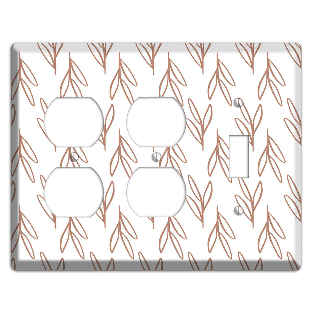 Whisper & Stem 2 Duplex / Toggle Wallplate