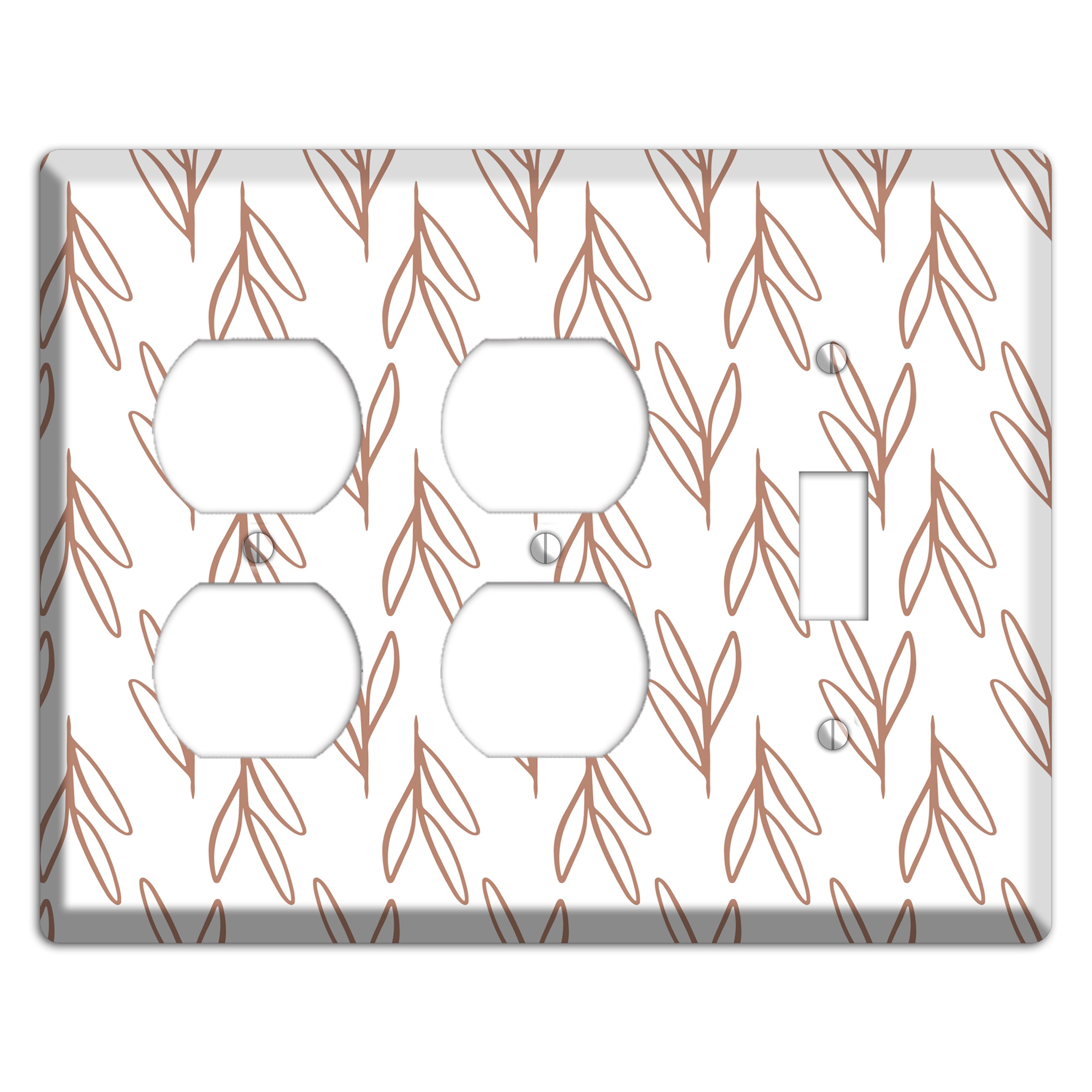 Whisper & Stem 2 Duplex / Toggle Wallplate