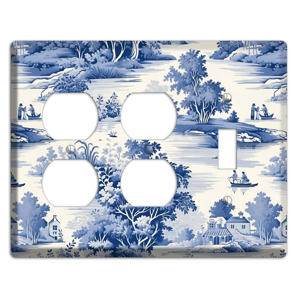 River & Reverie 2 Duplex / Toggle Wallplate