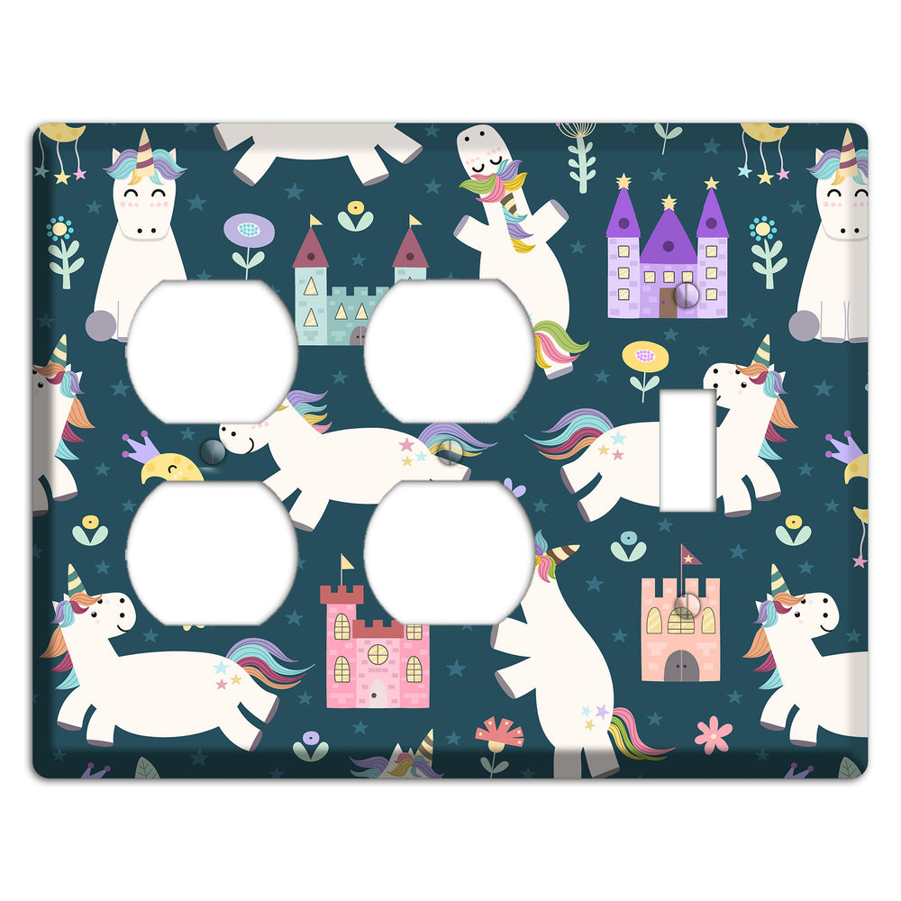 Unicorn Kingdom 2 Duplex / Toggle Wallplate