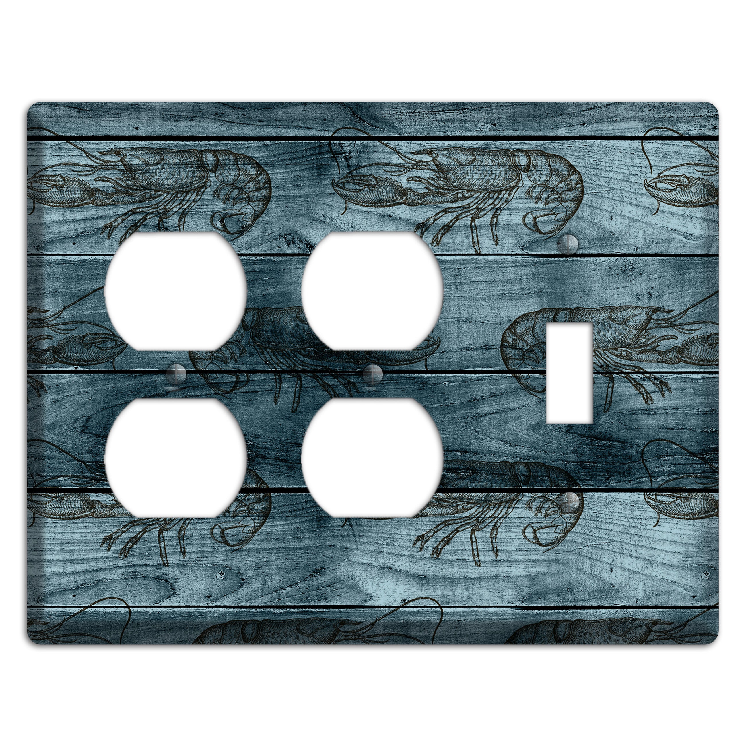 Lobster Ledger 2 Duplex / Toggle Wallplate