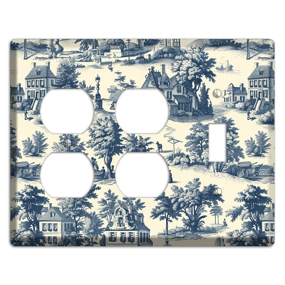 Village & Volley 2 Duplex / Toggle Wallplate