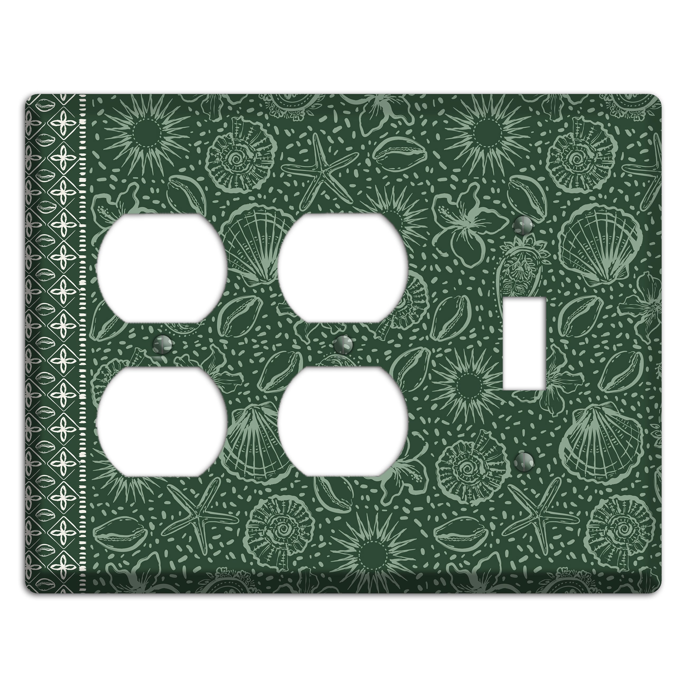 Emerald Tide Reliquary 2 Duplex / Toggle Wallplate