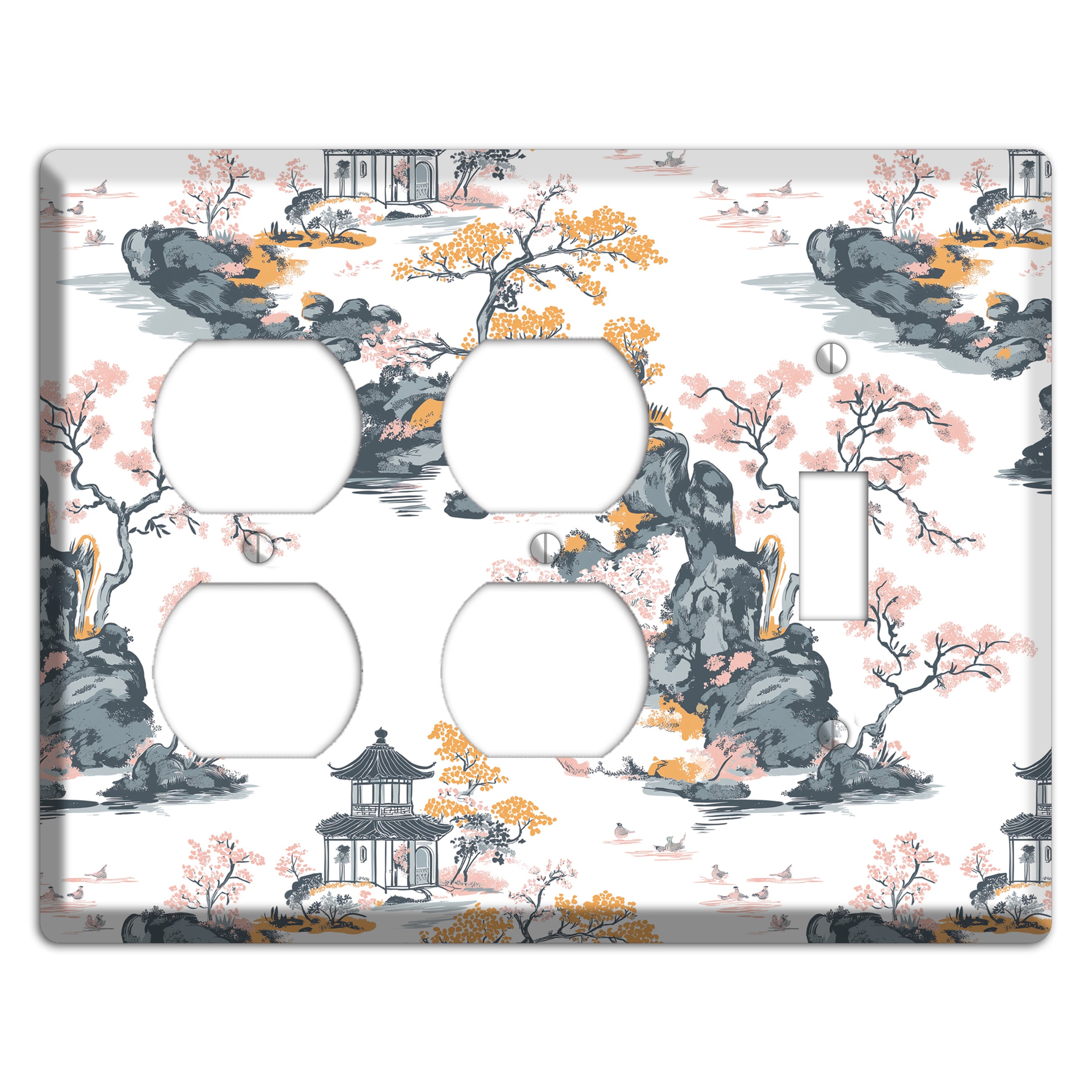 Stone Garden Reverie 2 Duplex / Toggle Wallplate