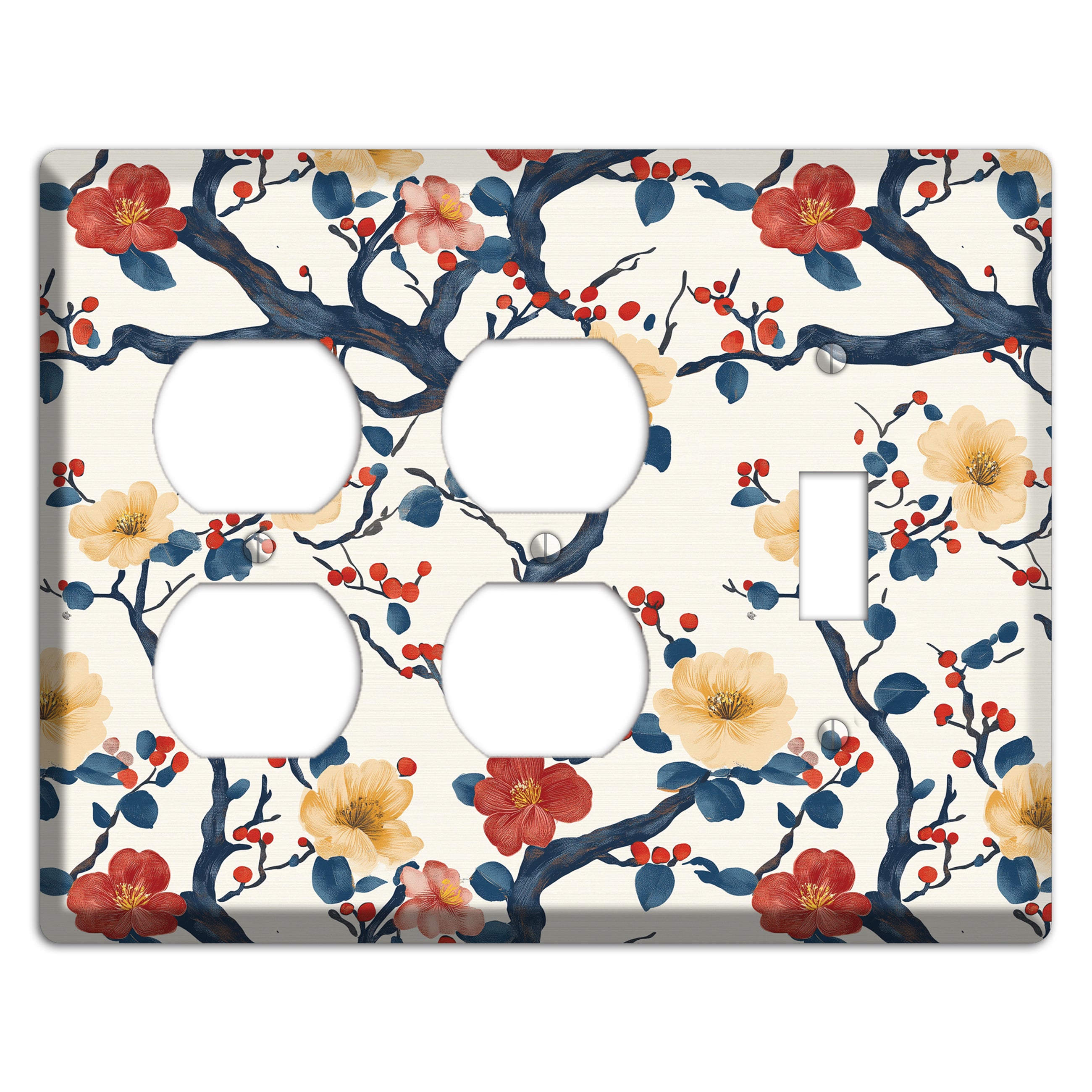 Berry Branch Reverie 2 Duplex / Toggle Wallplate