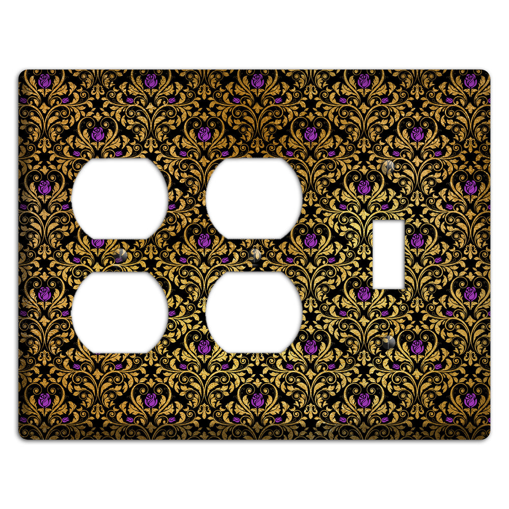 Gilded Masquerade 2 Duplex / Toggle Wallplate