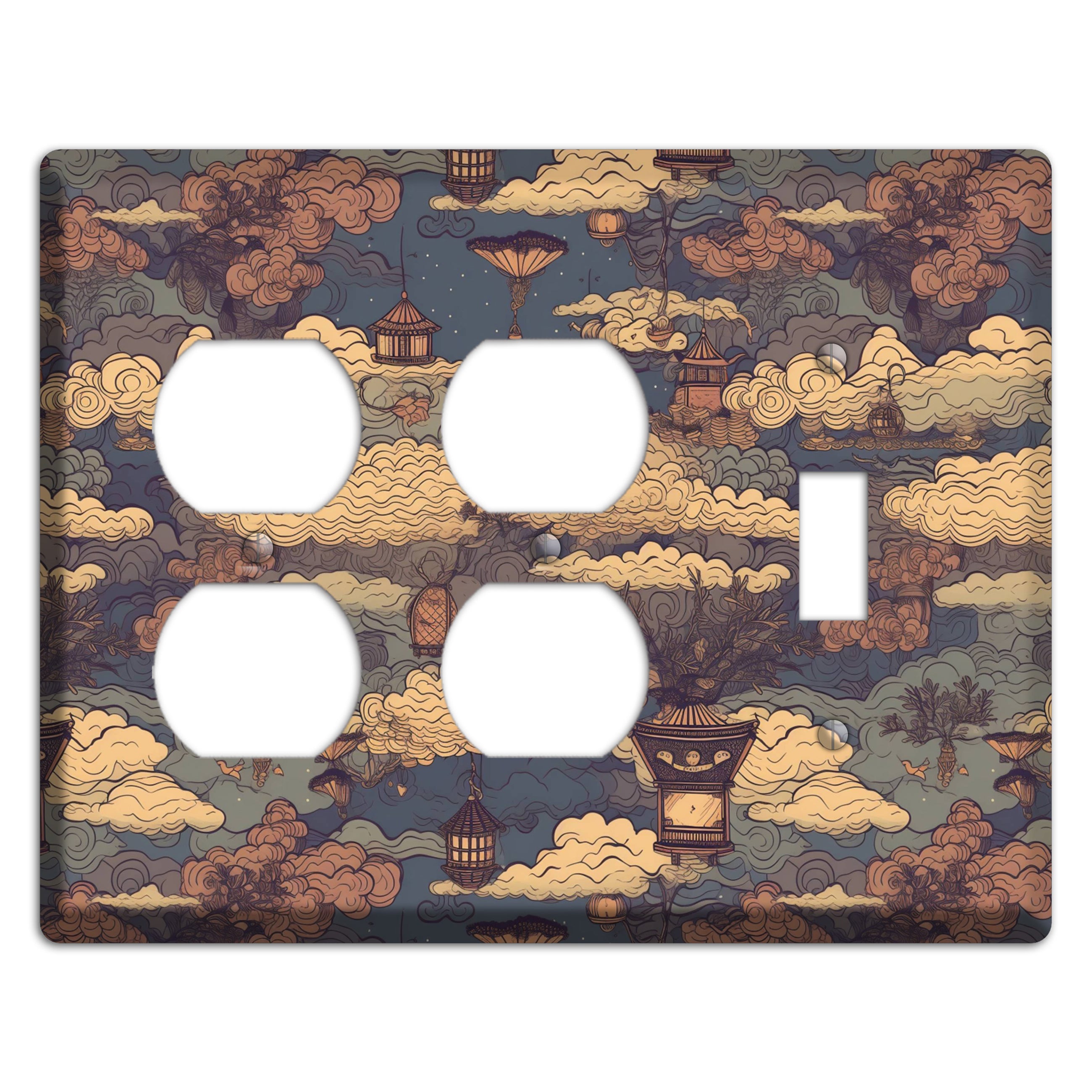 Lantern Sky Realm 2 Duplex / Toggle Wallplate