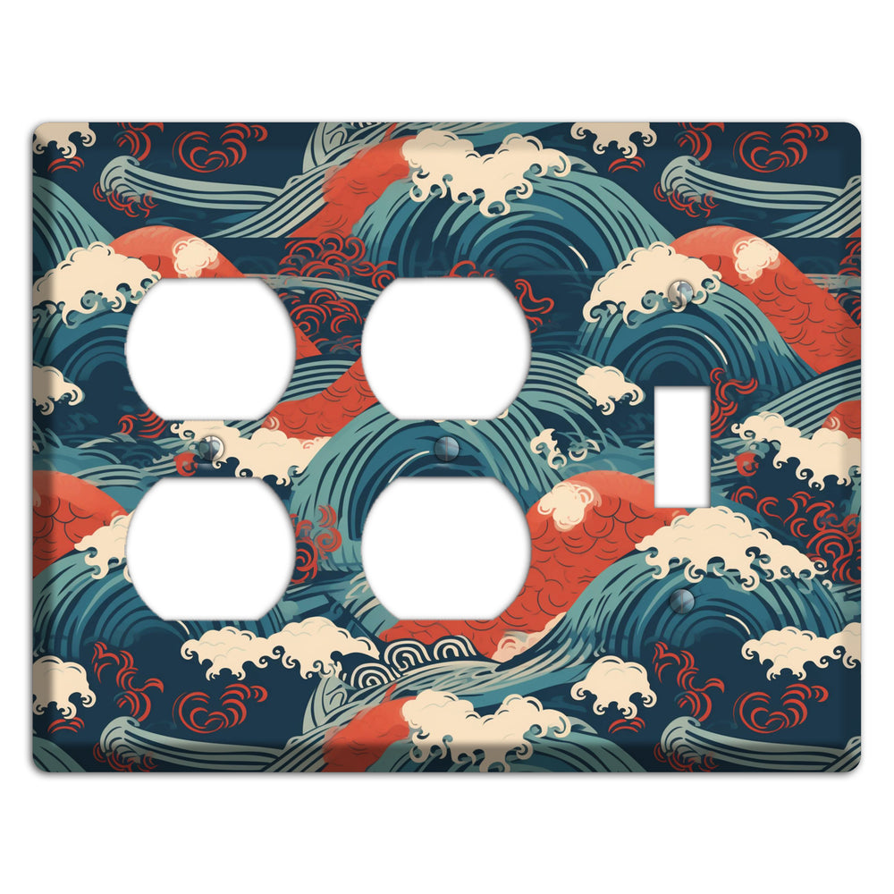 Koi & Tempest 2 Duplex / Toggle Wallplate