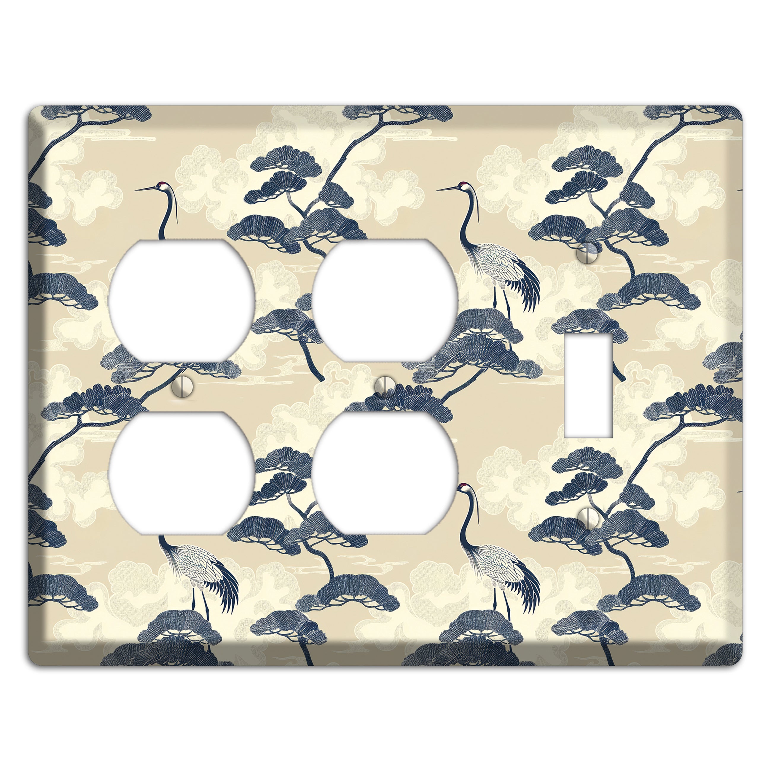 Indigo Pine Serenity 2 Duplex / Toggle Wallplate
