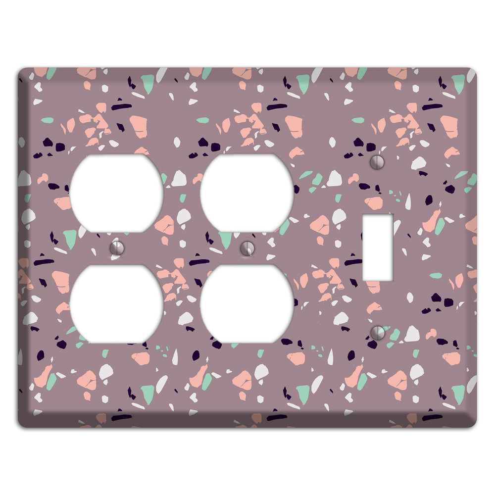 Orchid Dust 2 Duplex / Toggle Wallplate