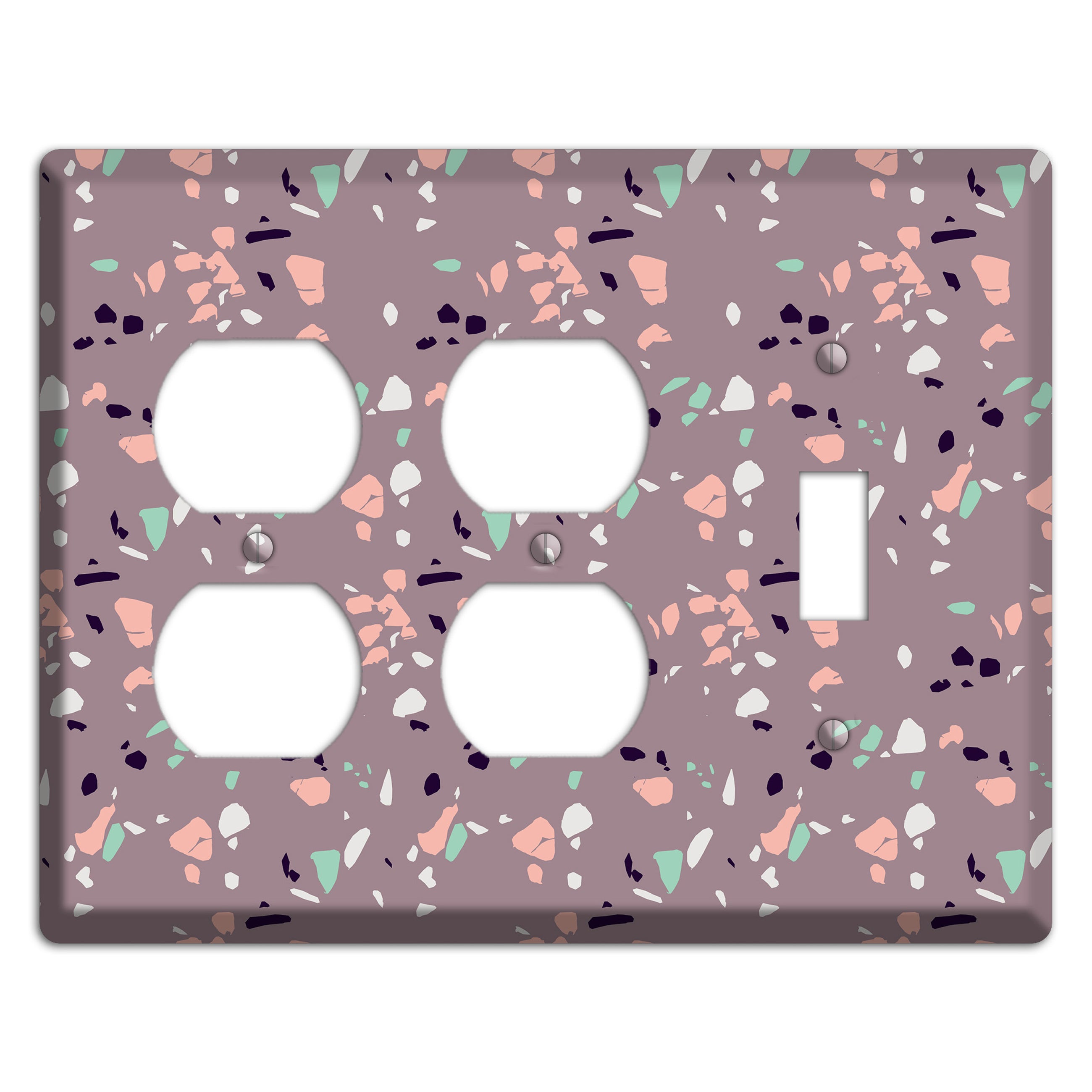 Orchid Dust 2 Duplex / Toggle Wallplate