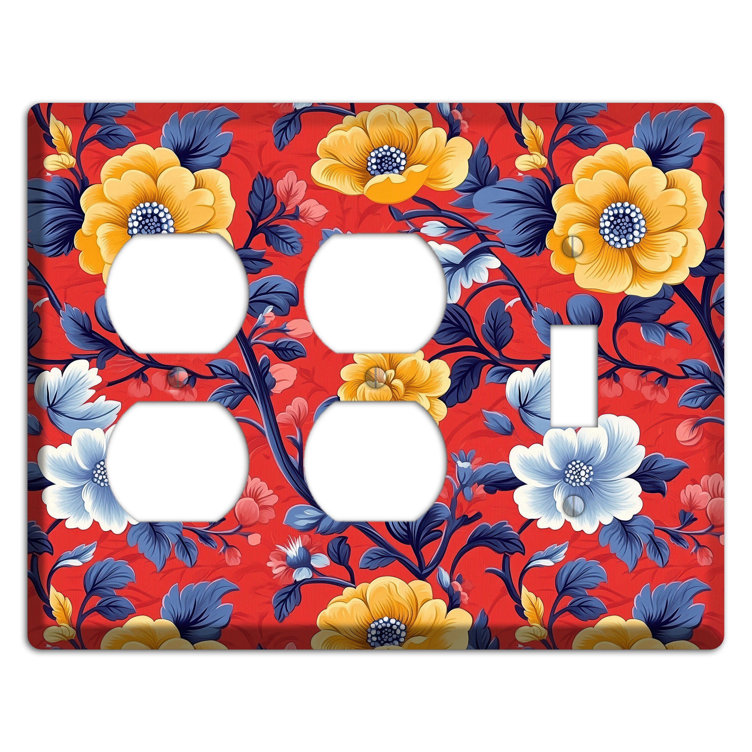 Scarlet Garden Reverie 2 Duplex / Toggle Wallplate