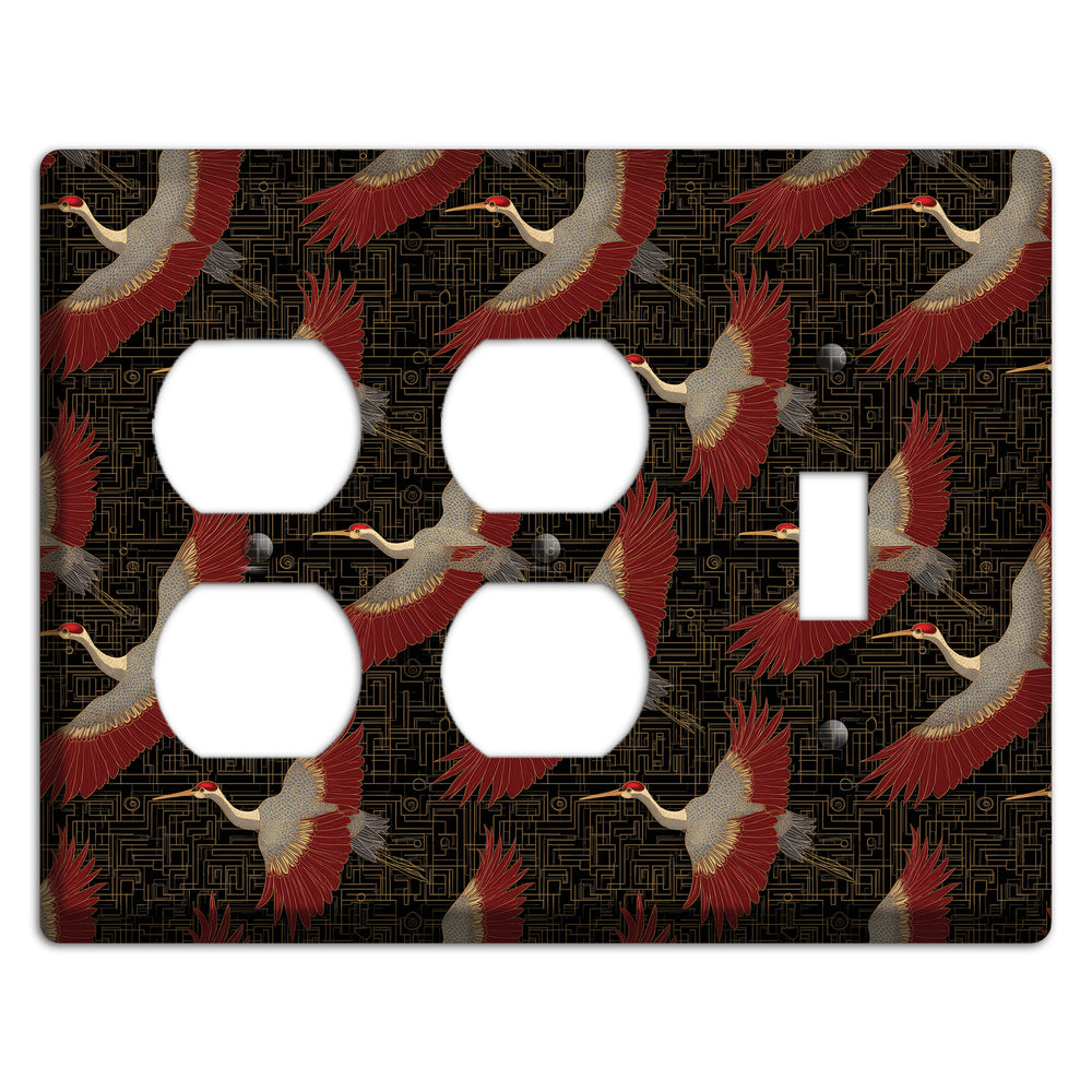 Scarlet Circuit Flight 2 Duplex / Toggle Wallplate