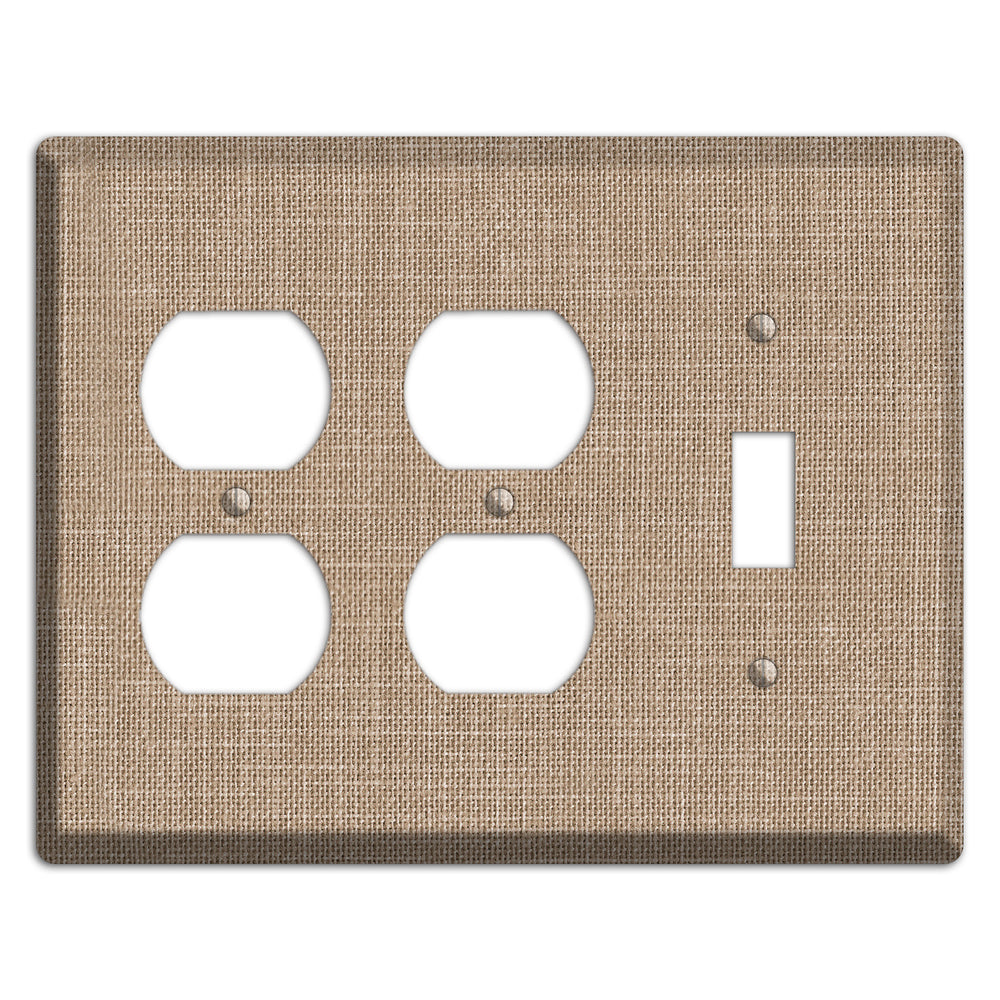 Linen Shore 2 Duplex / Toggle Wallplate