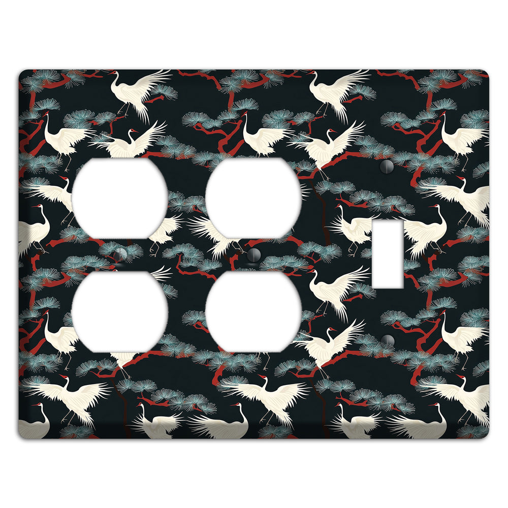 Obsidian Pine Vigil 2 Duplex / Toggle Wallplate
