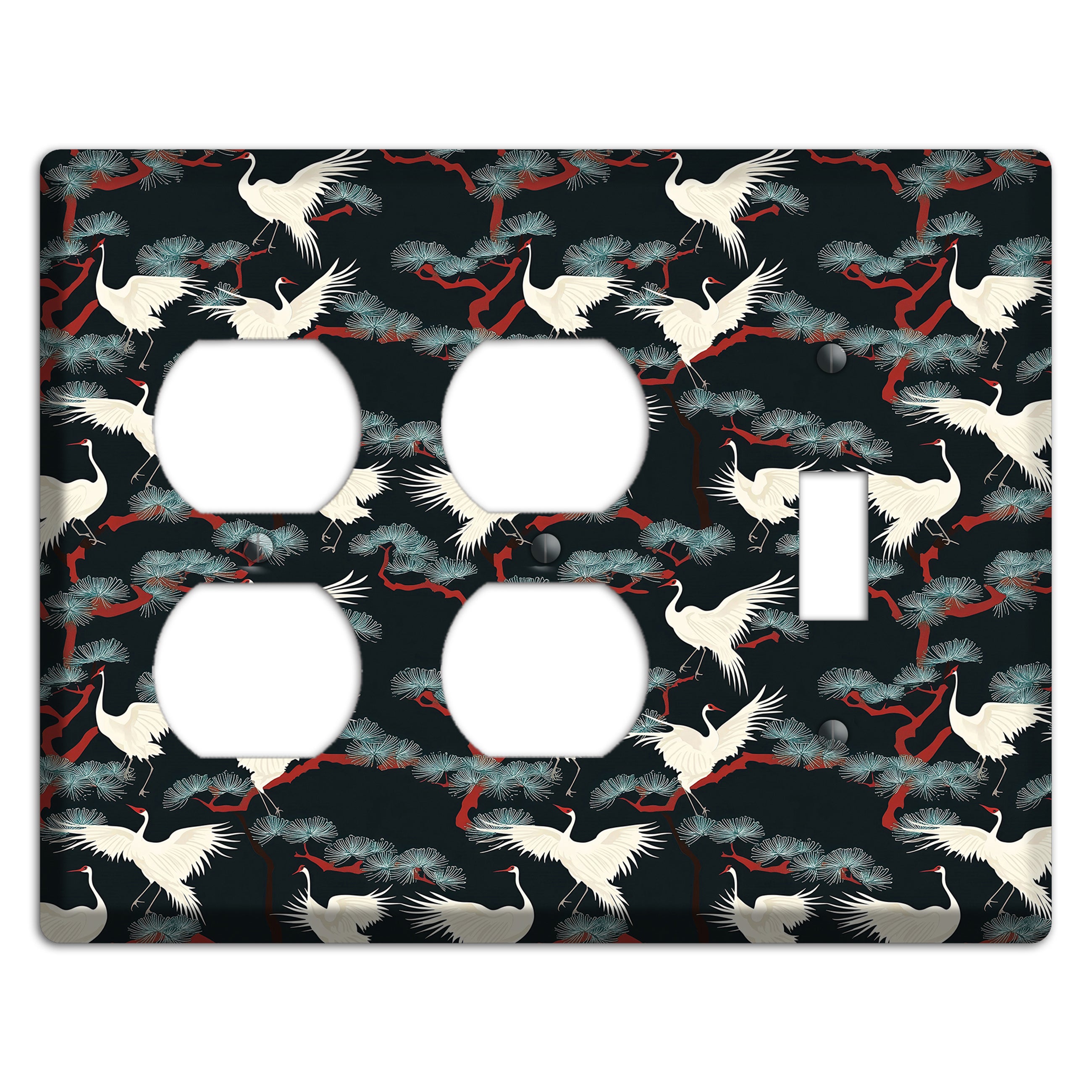 Obsidian Pine Vigil 2 Duplex / Toggle Wallplate