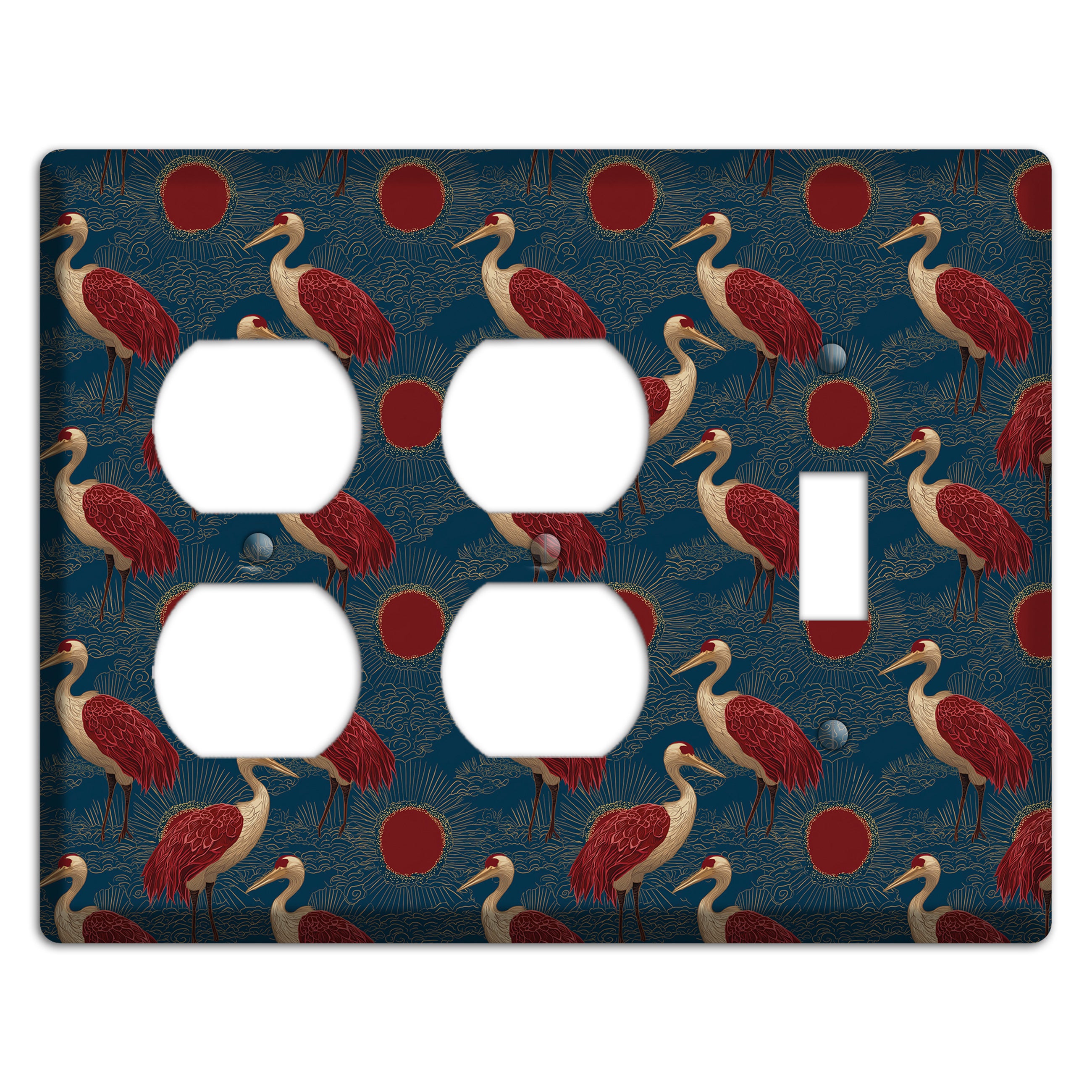Indigo Sun Vigil 2 Duplex / Toggle Wallplate